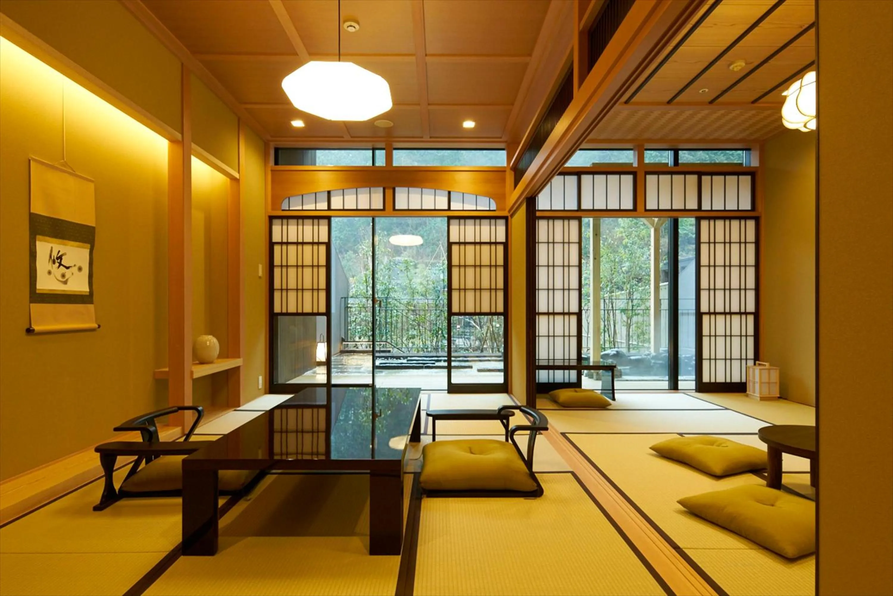 Photo of the whole room, Bed in Hakone Kowakien Tenyu