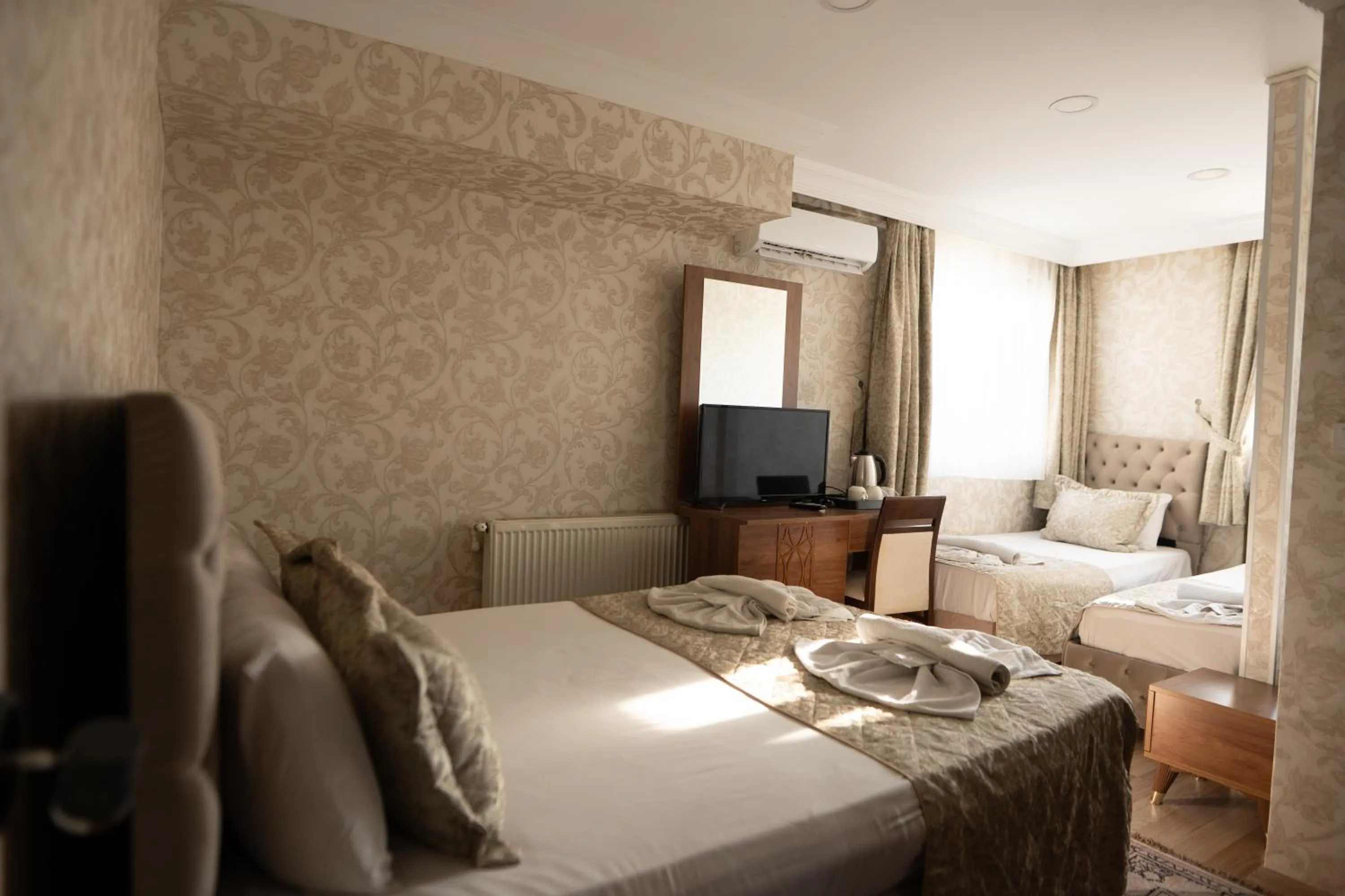 Communal lounge/ TV room, Bed in Angels Garden Hotel - Special Catagory