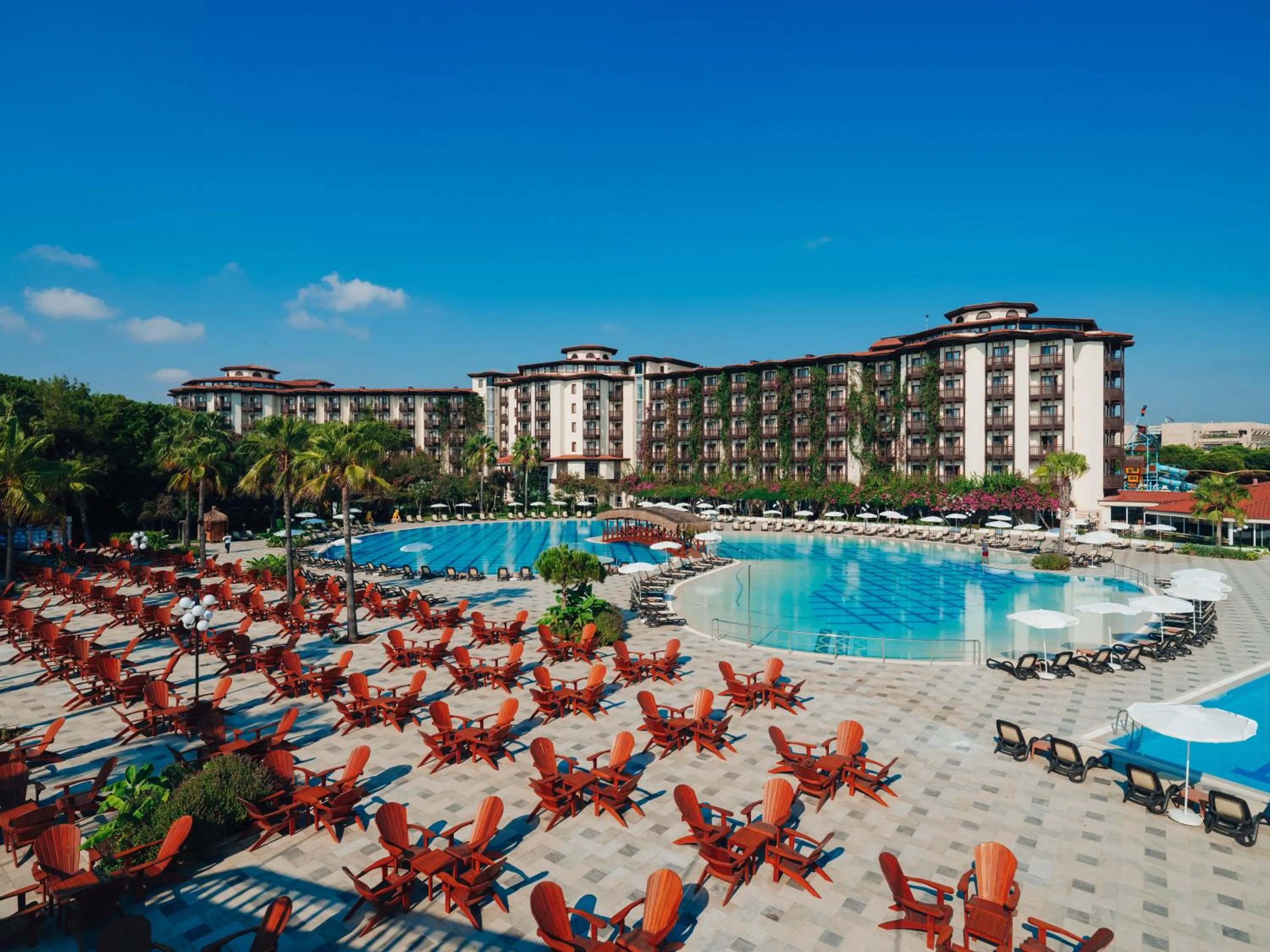Pool view in Selectum Family Resort Belek