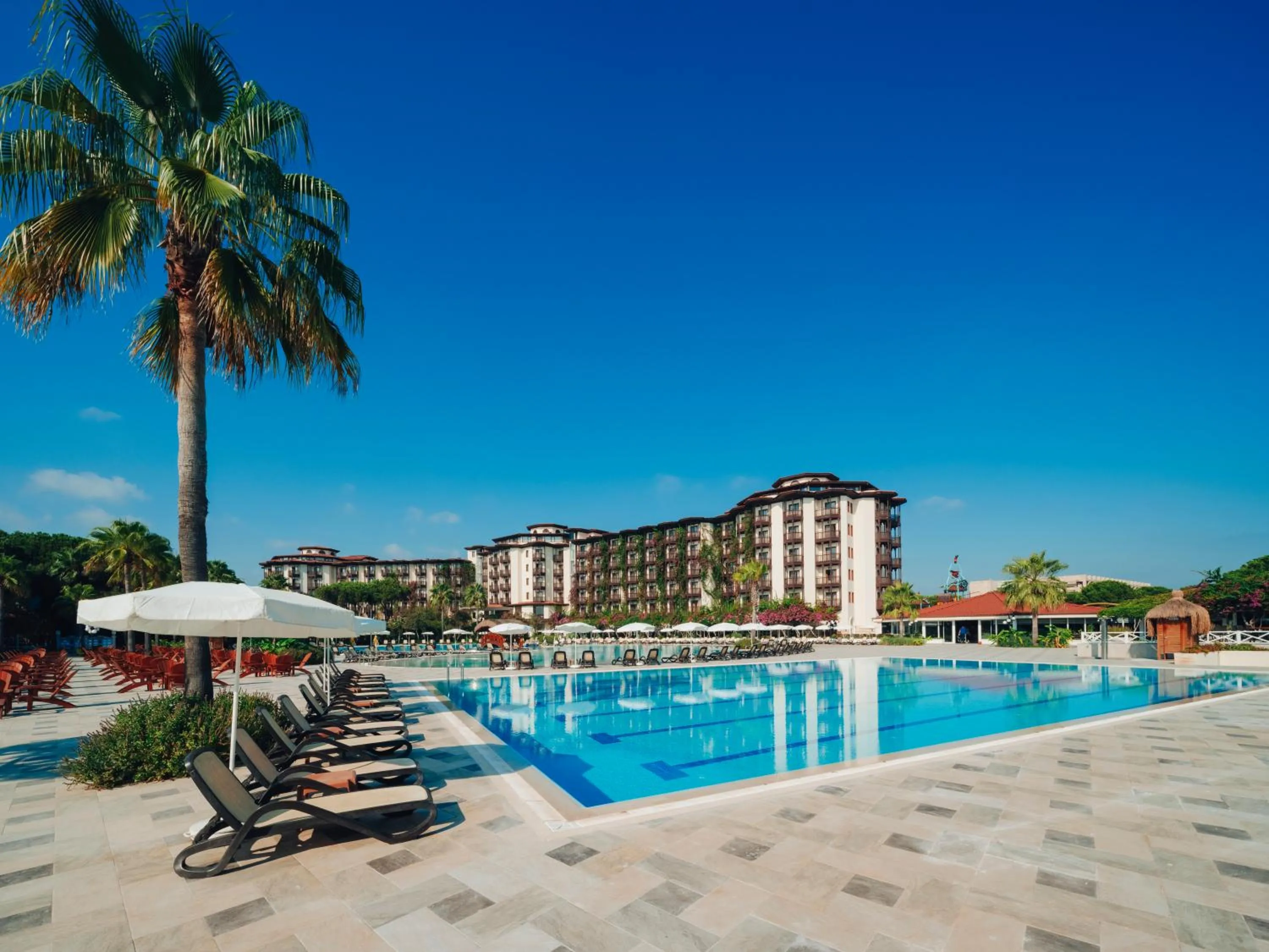 Pool view in Selectum Family Resort Belek