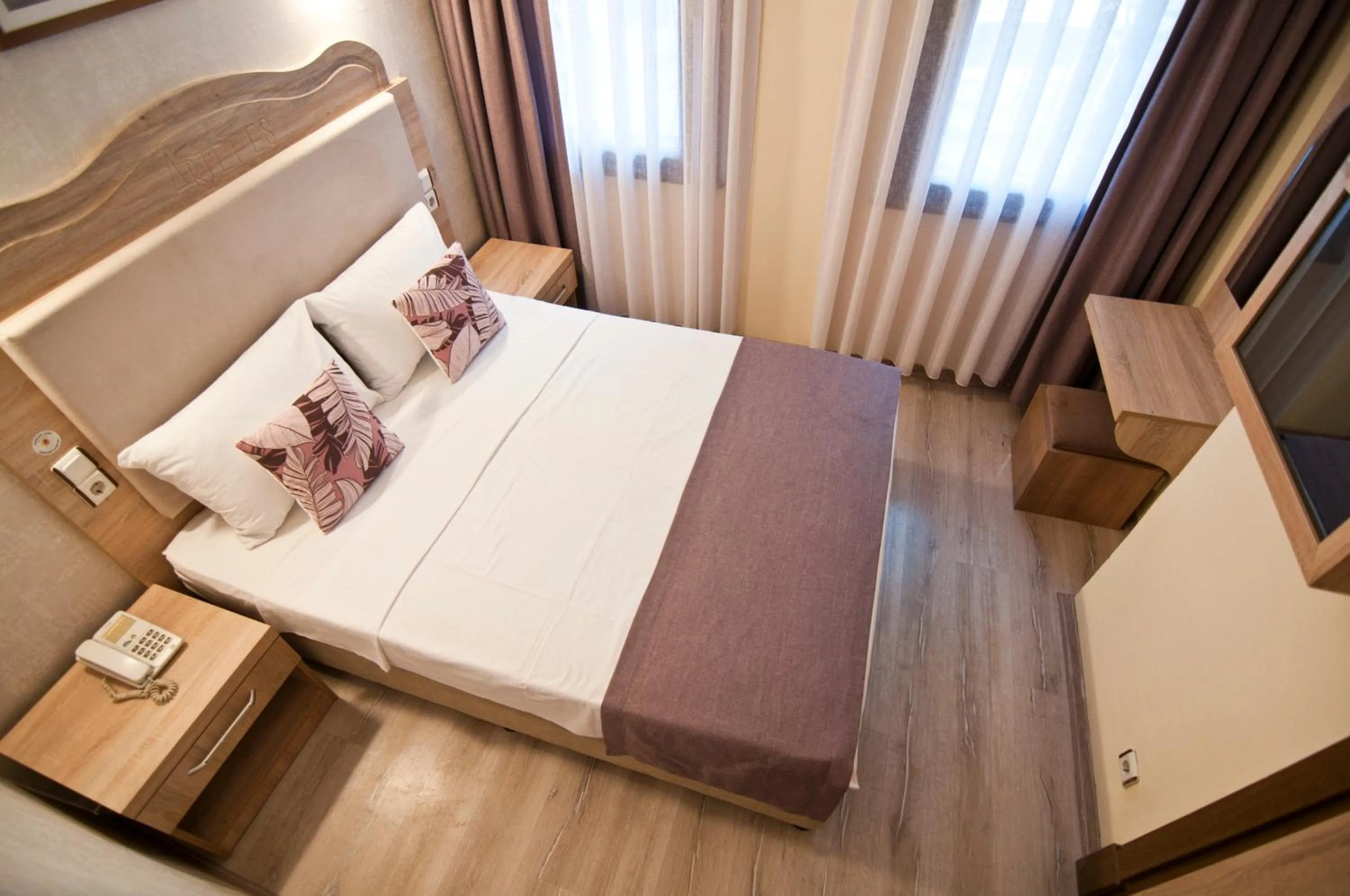 Bed in Artefes Hotel Old City