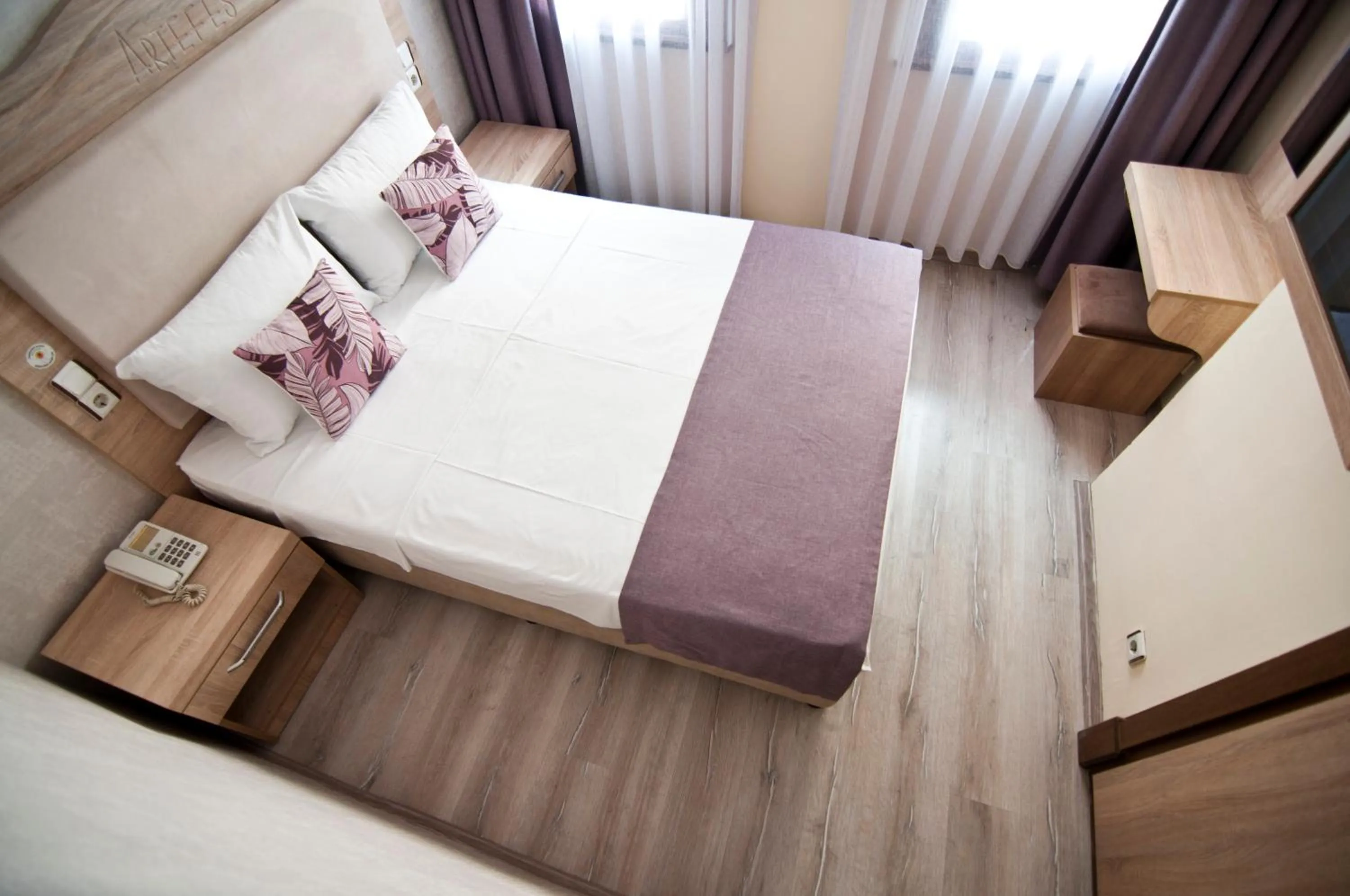 Bed in Artefes Hotel Old City