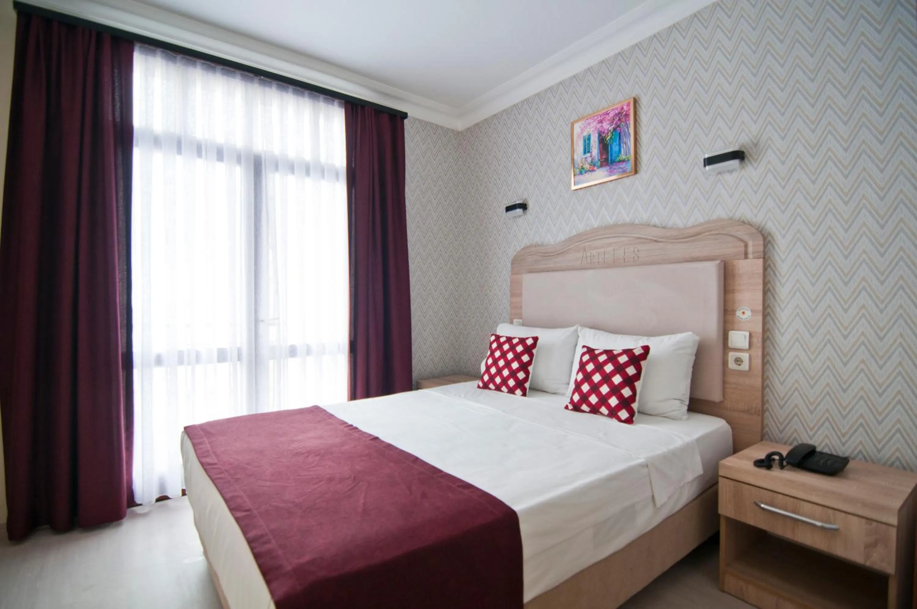 Bed in Artefes Hotel Old City