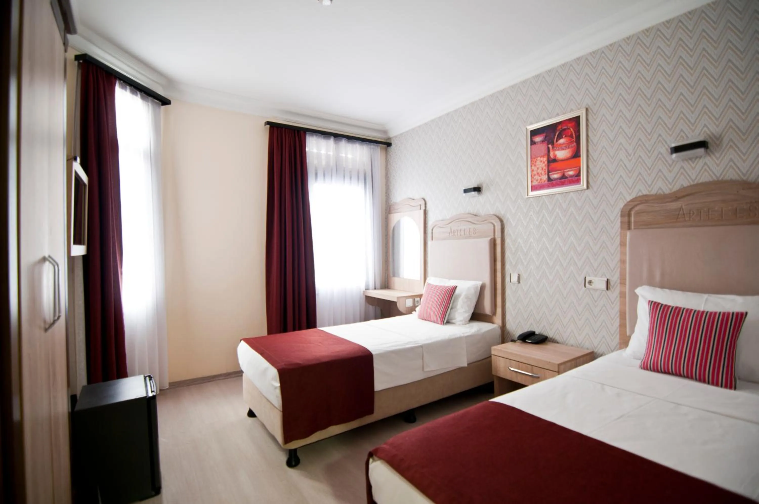 Bed in Artefes Hotel Old City