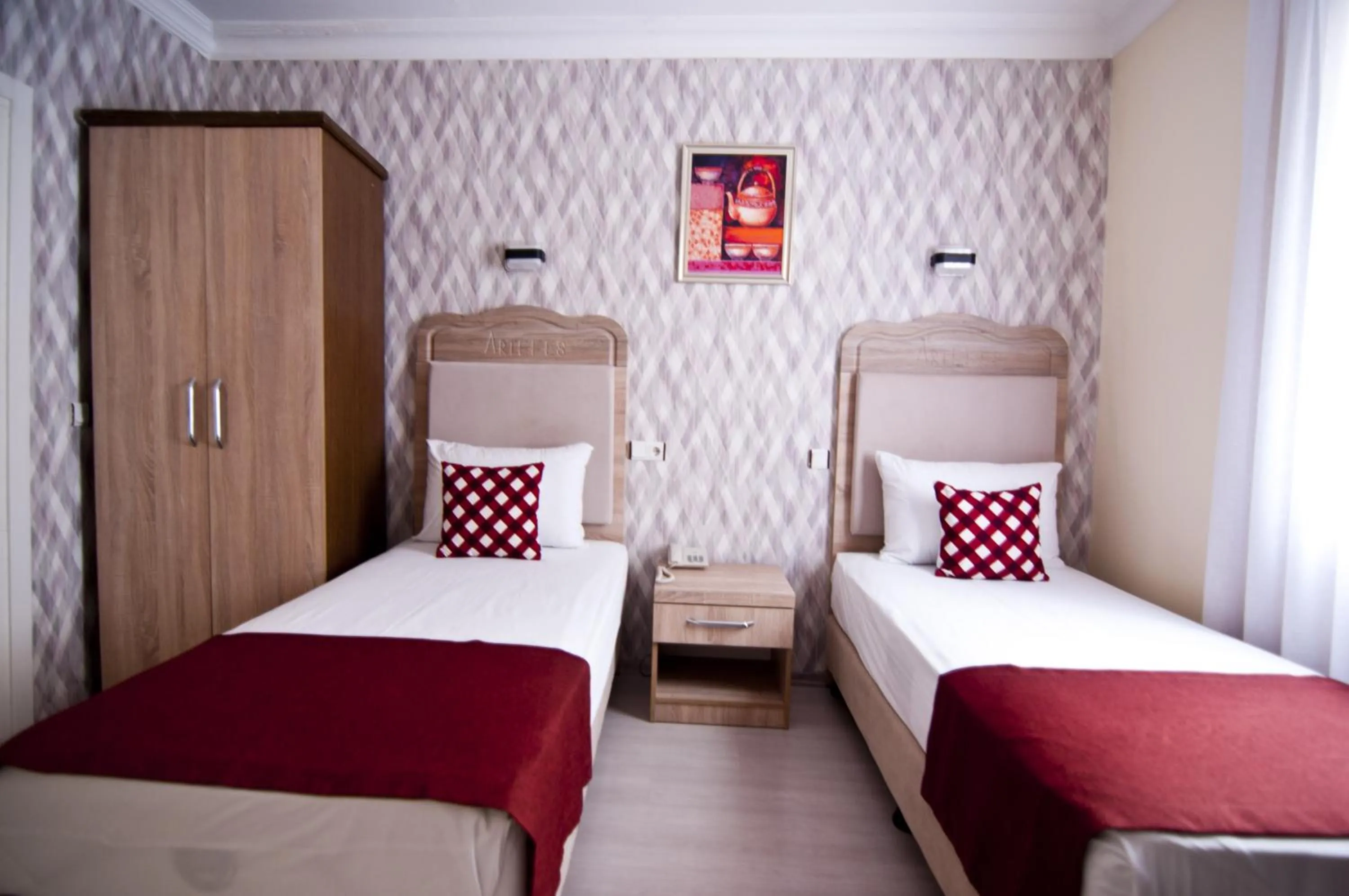 Bed in Artefes Hotel Old City