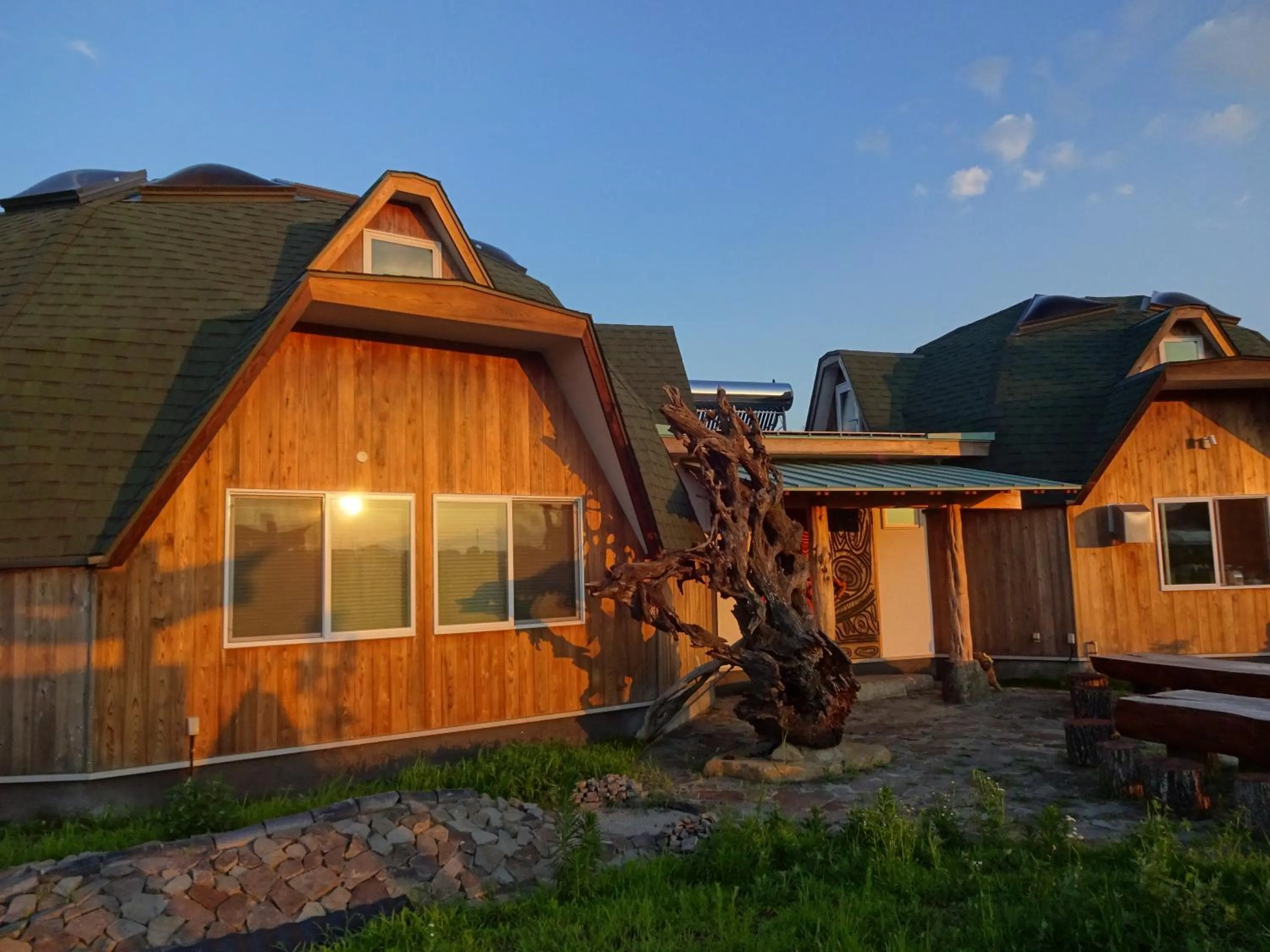 Facade/entrance in Twin Dome Ryugu