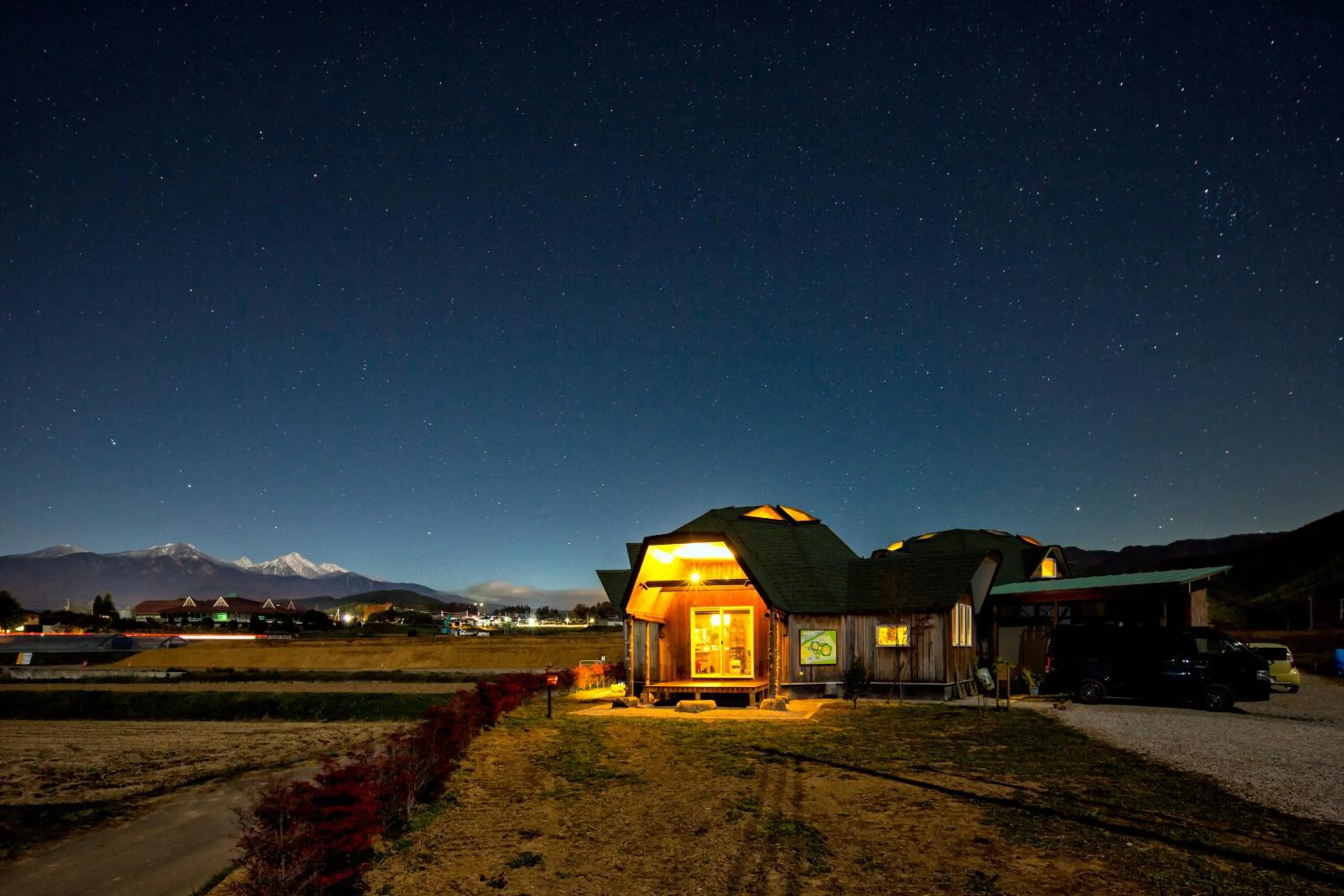 Night in Twin Dome Ryugu