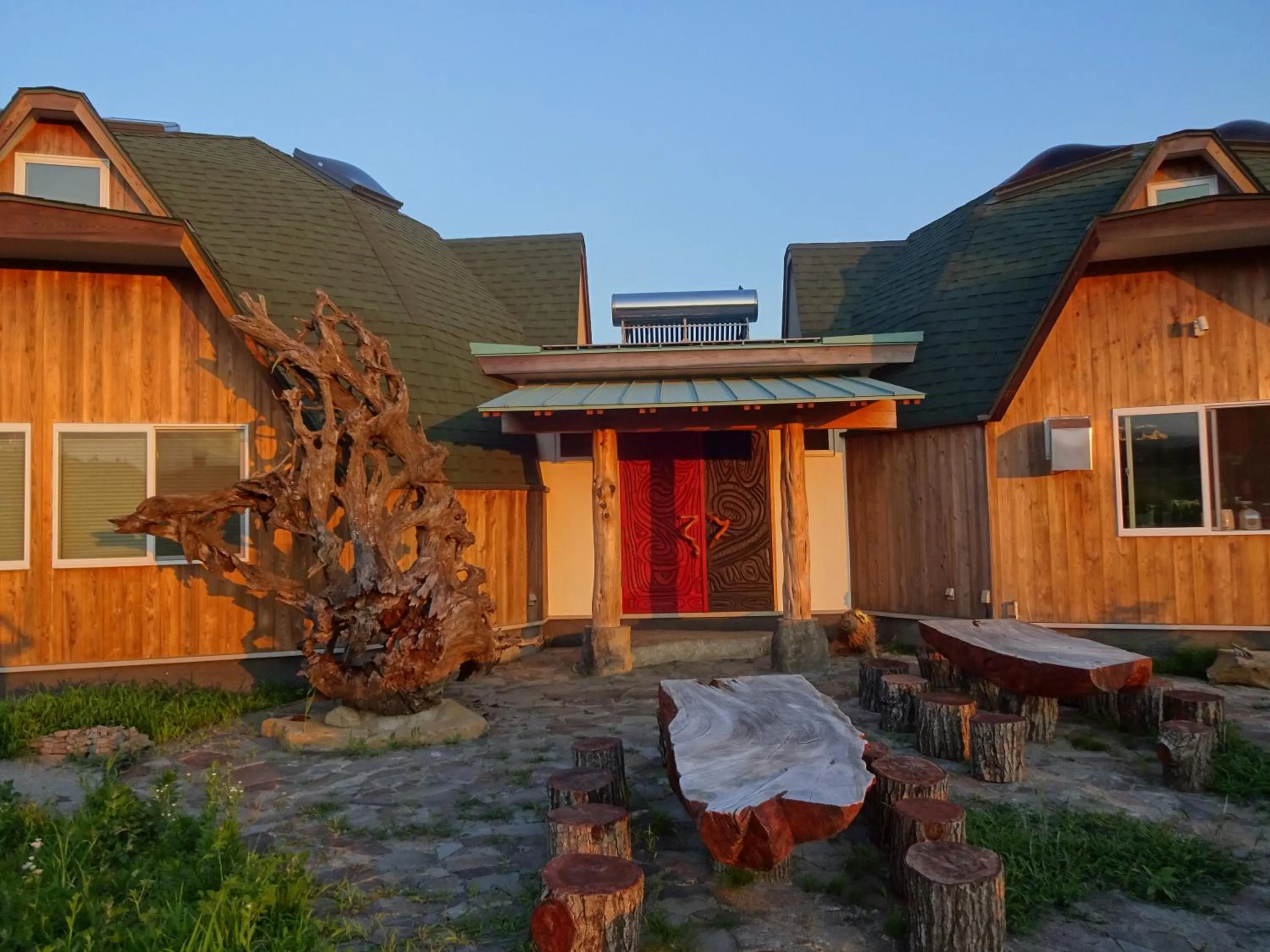 Facade/entrance in Twin Dome Ryugu