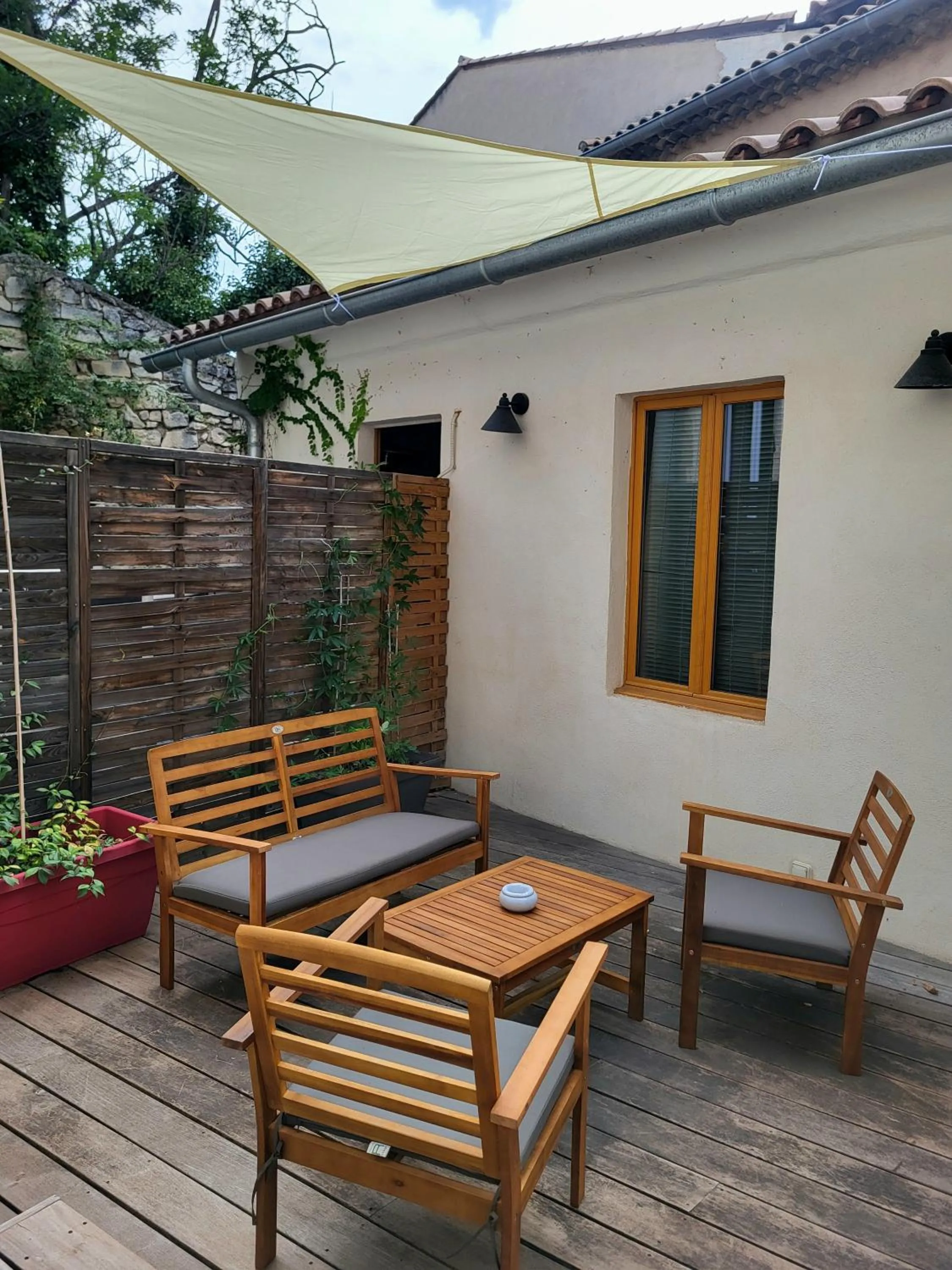 Patio in Maison d'Hôtes Les Variétés
