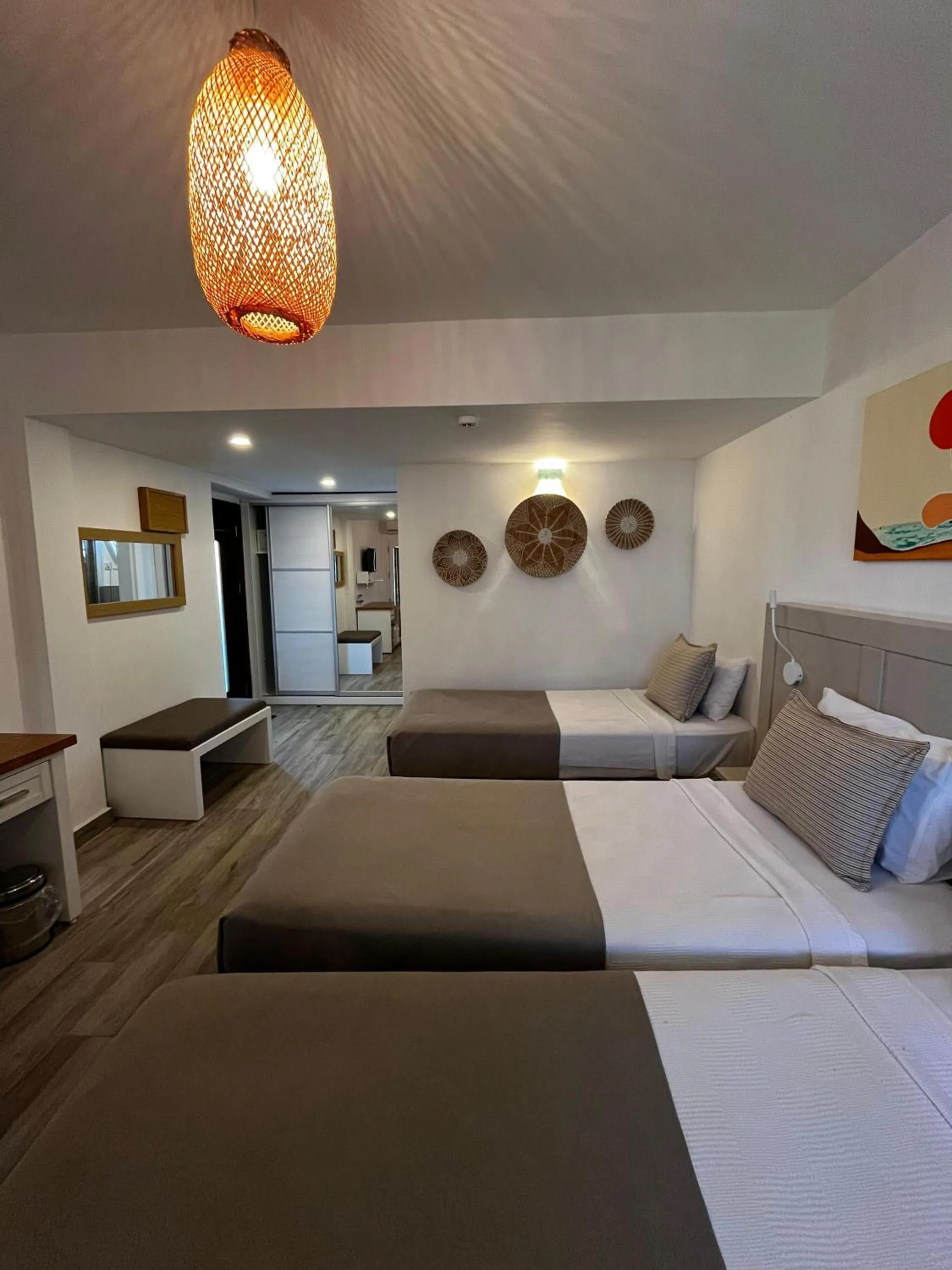 Bed in Hotel Gumusluk