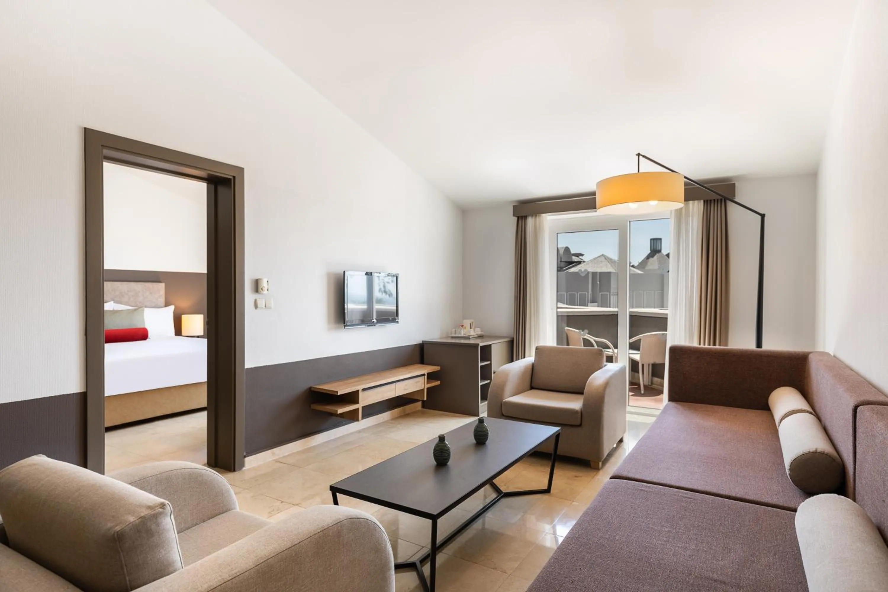 Living room, Bed in Paloma Perissia