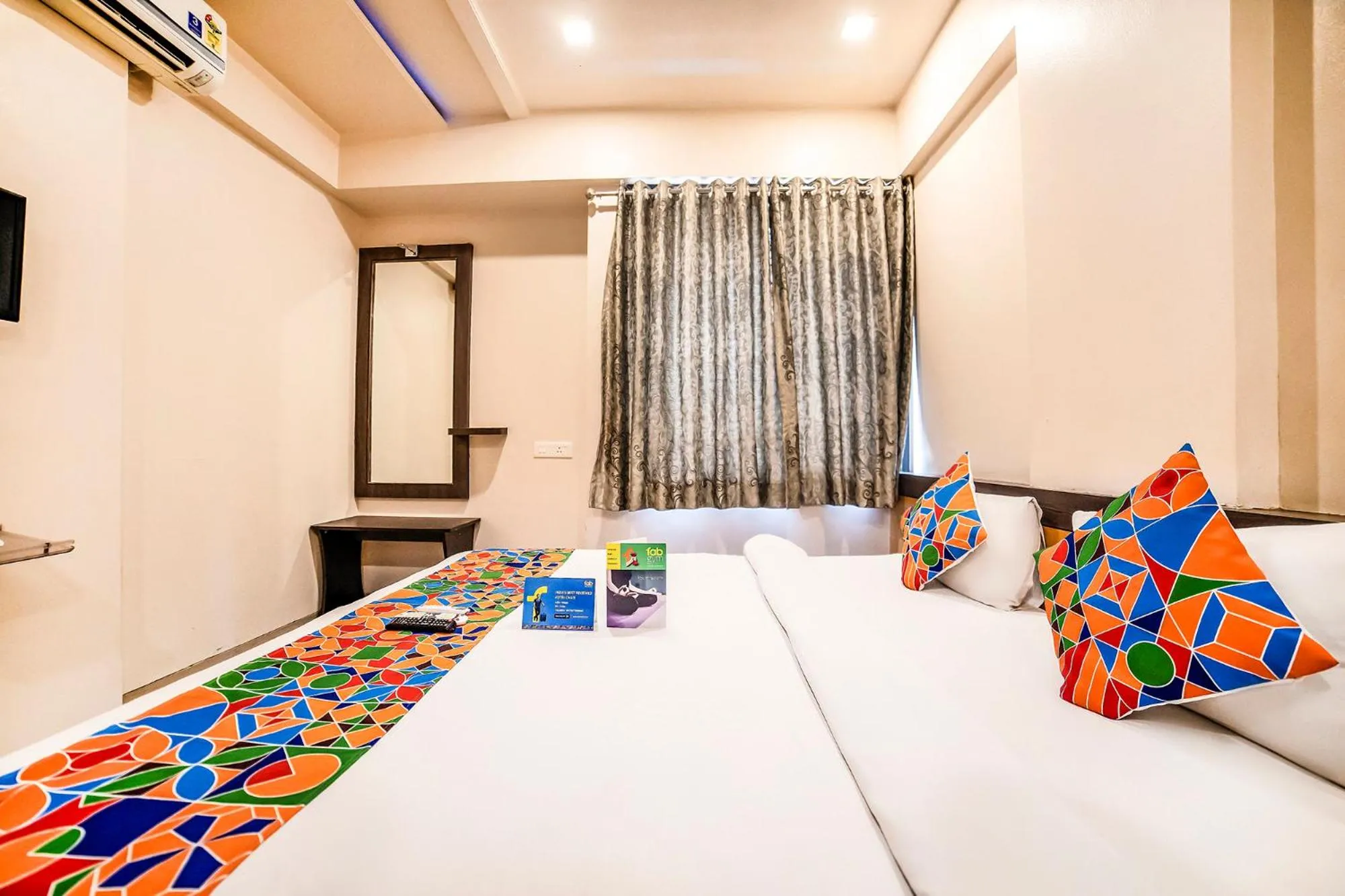 Bedroom, Bed in FabHotel Imperio - Nr Baner Hill