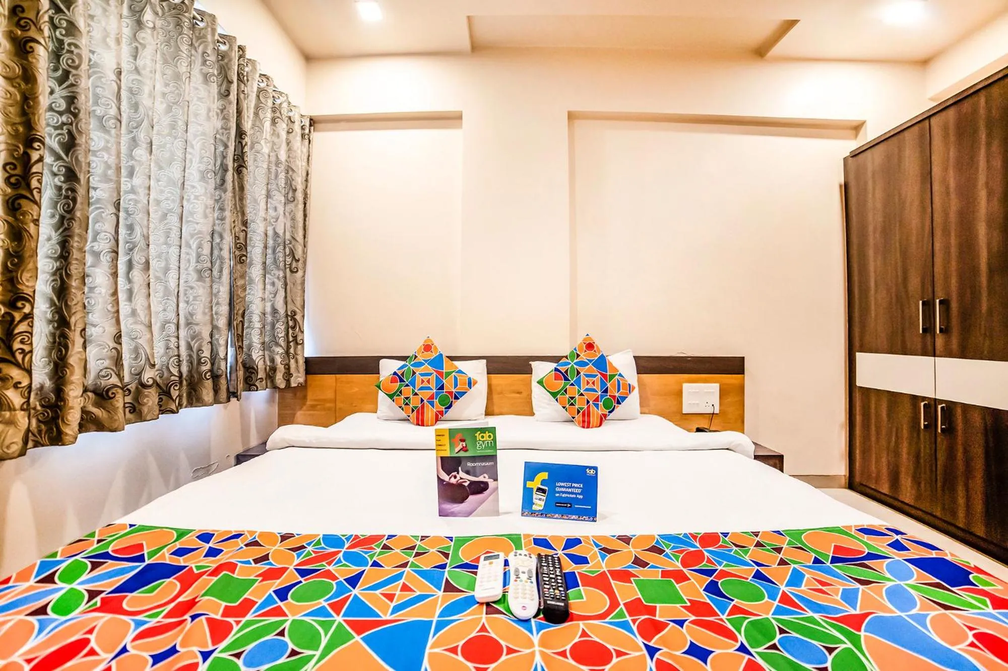 Bedroom, Bed in FabHotel Imperio - Nr Baner Hill