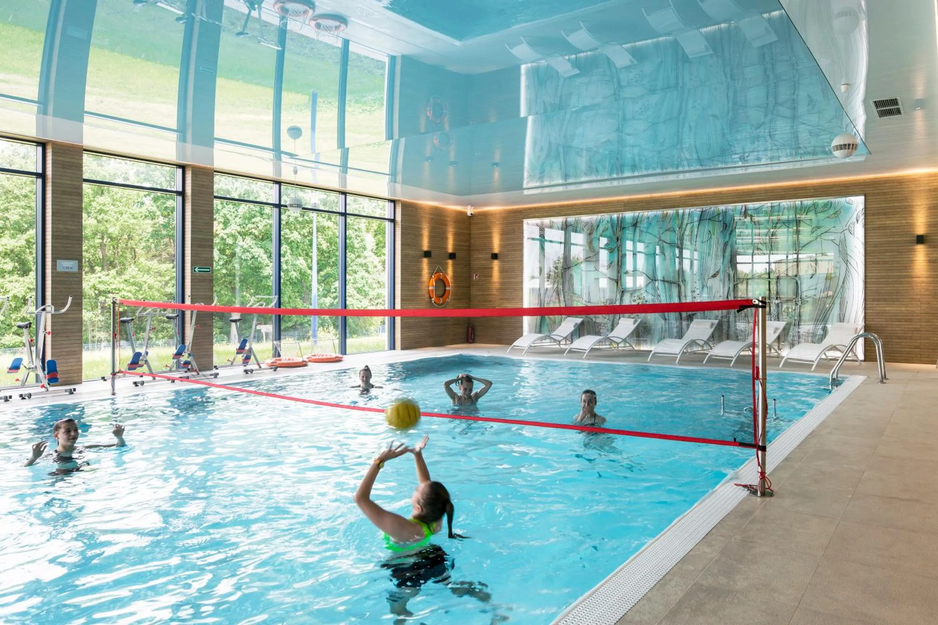 Pool view in Hotel Atut w Licheniu