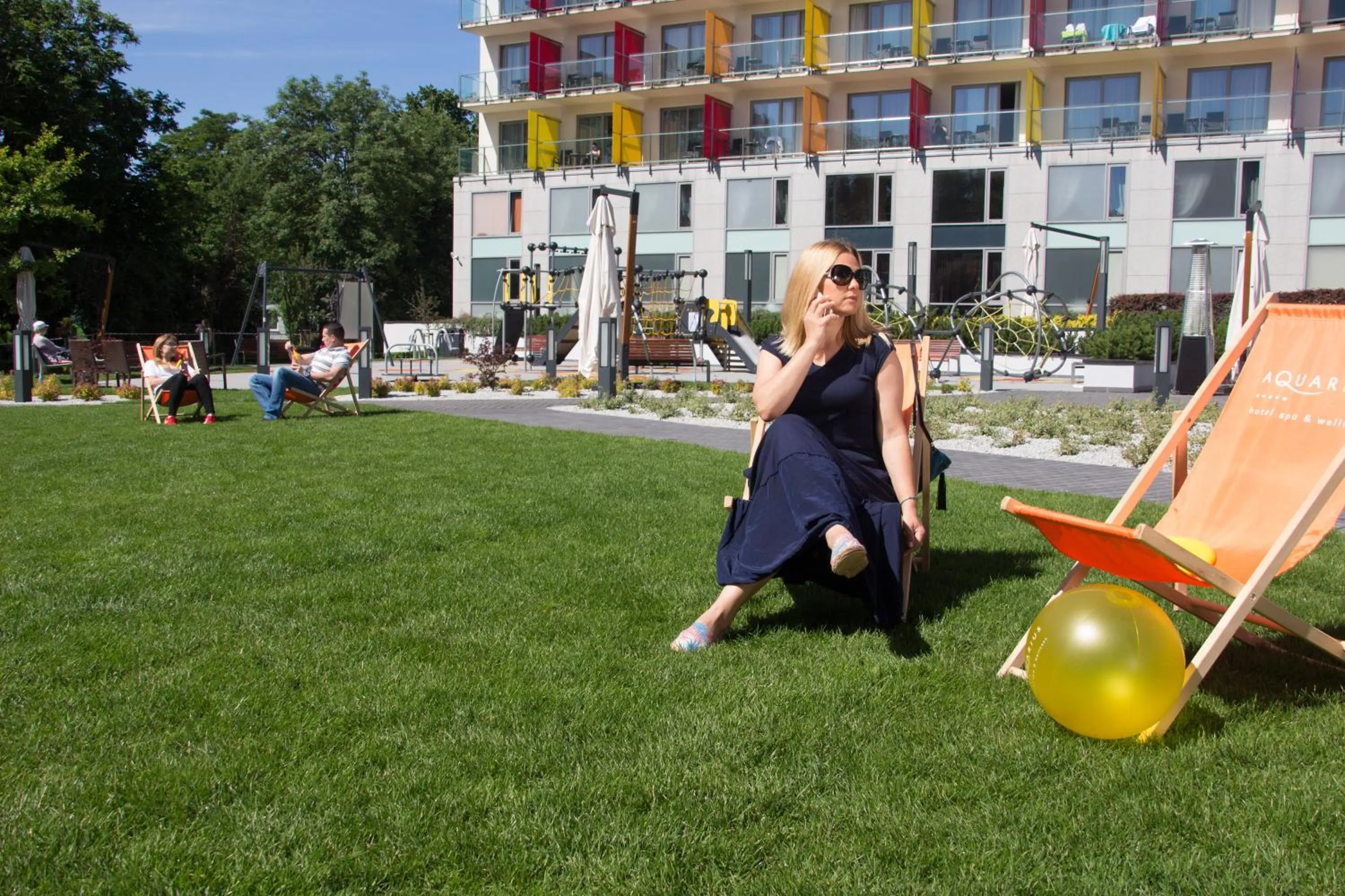 Children play ground in Hotel Aquarius SPA