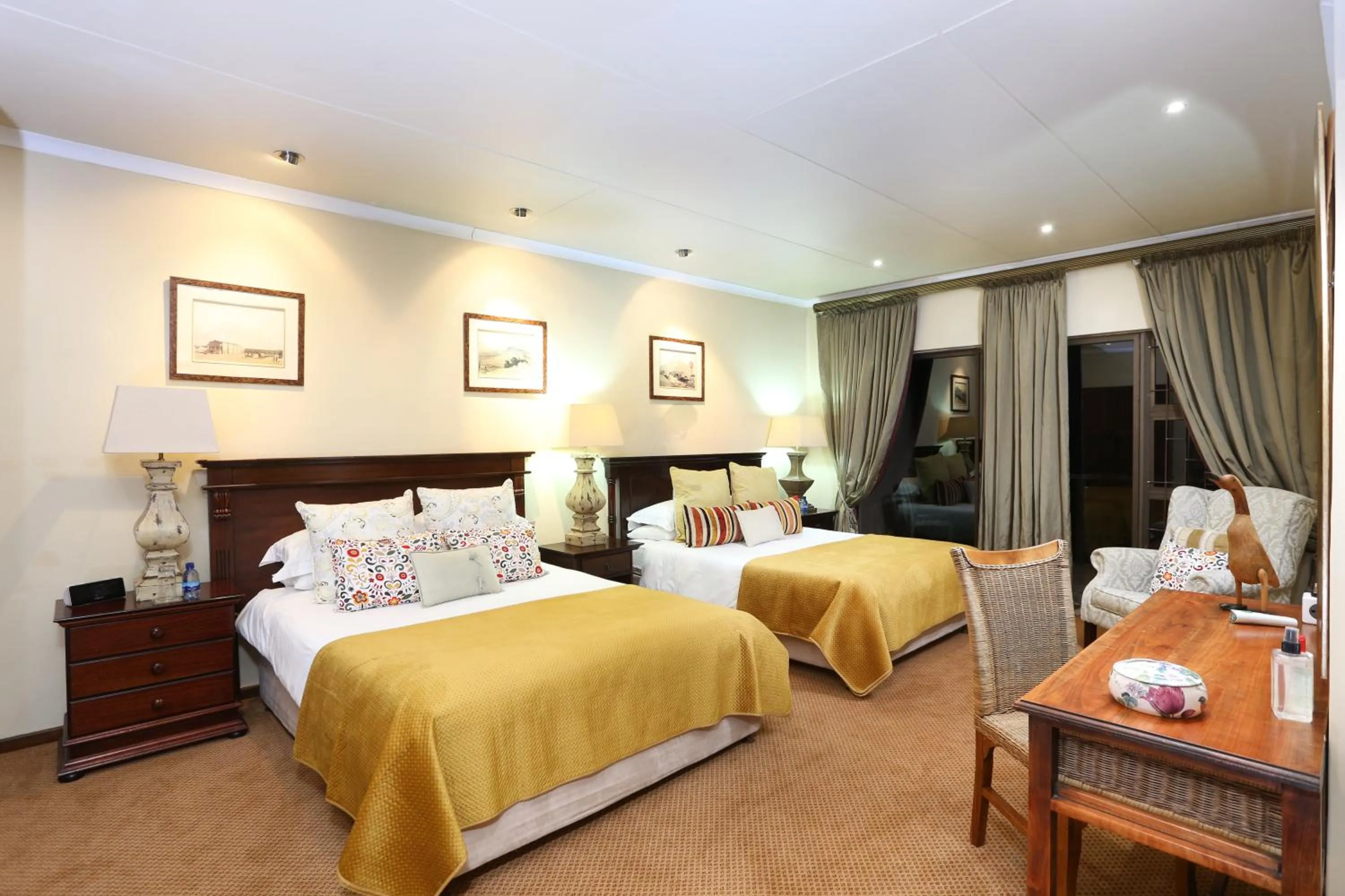 Bed in Shangri-La Manor