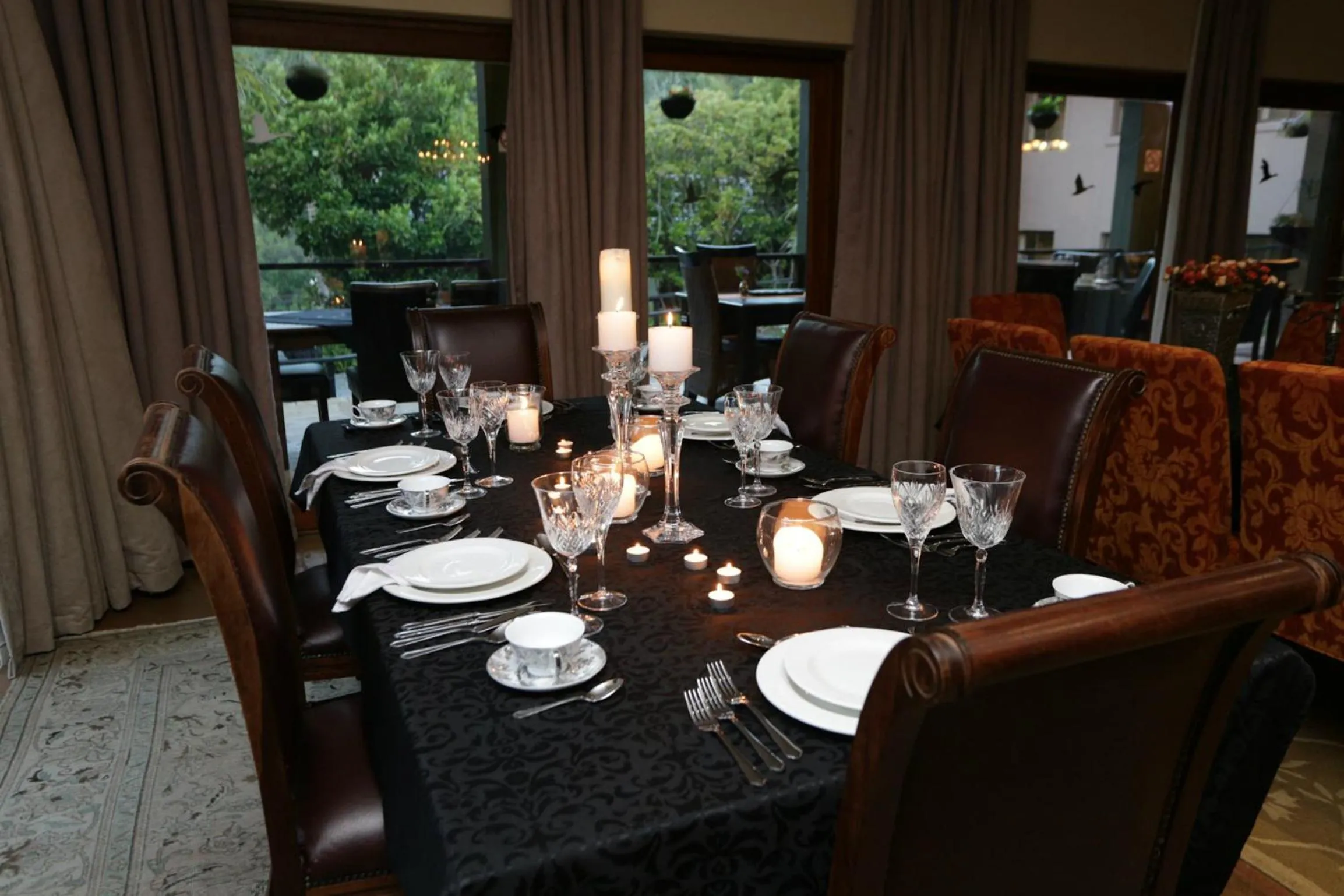 Dining area in Shangri-La Manor
