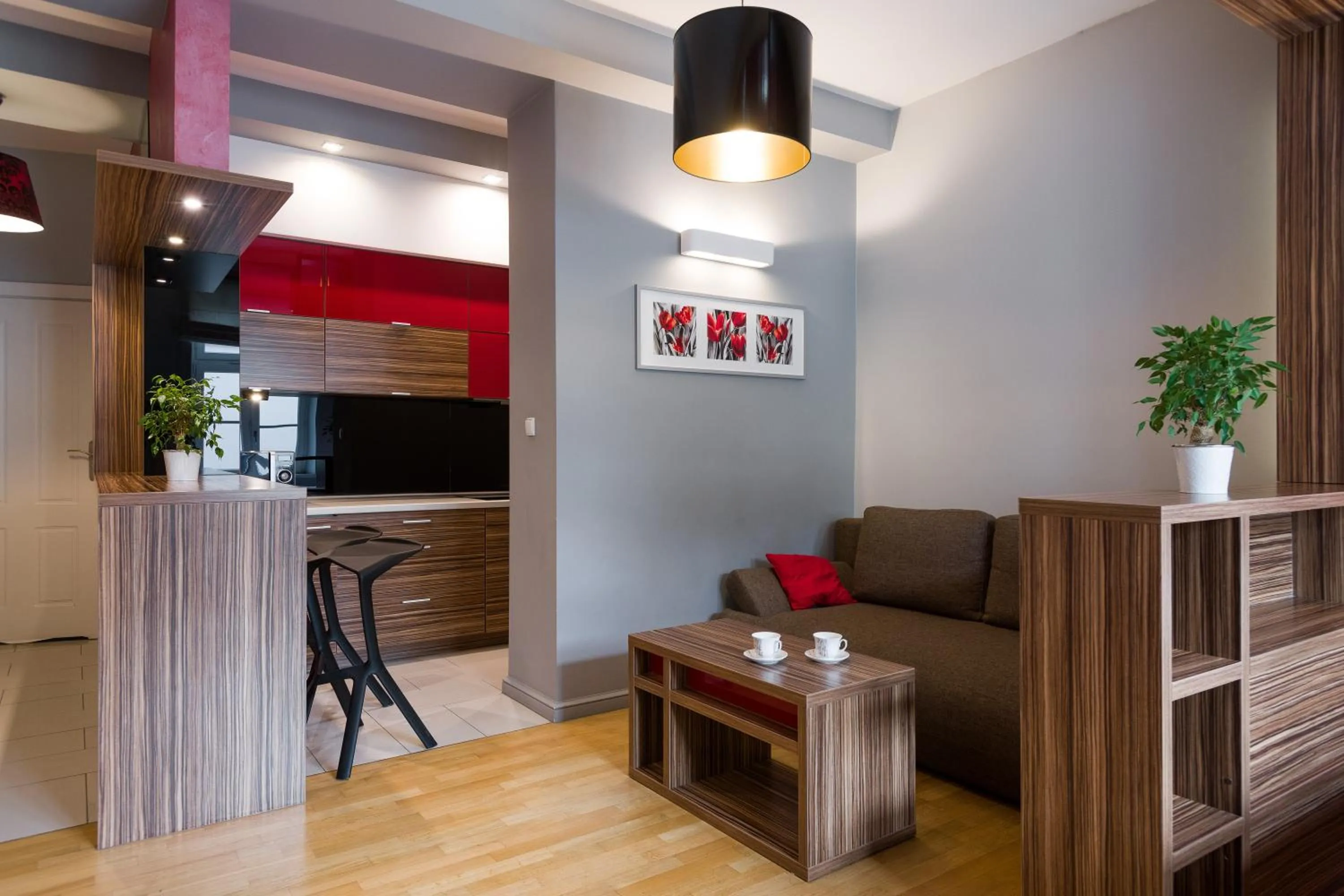 Kitchen or kitchenette in Yourplace Biskupia Old Town Apartments