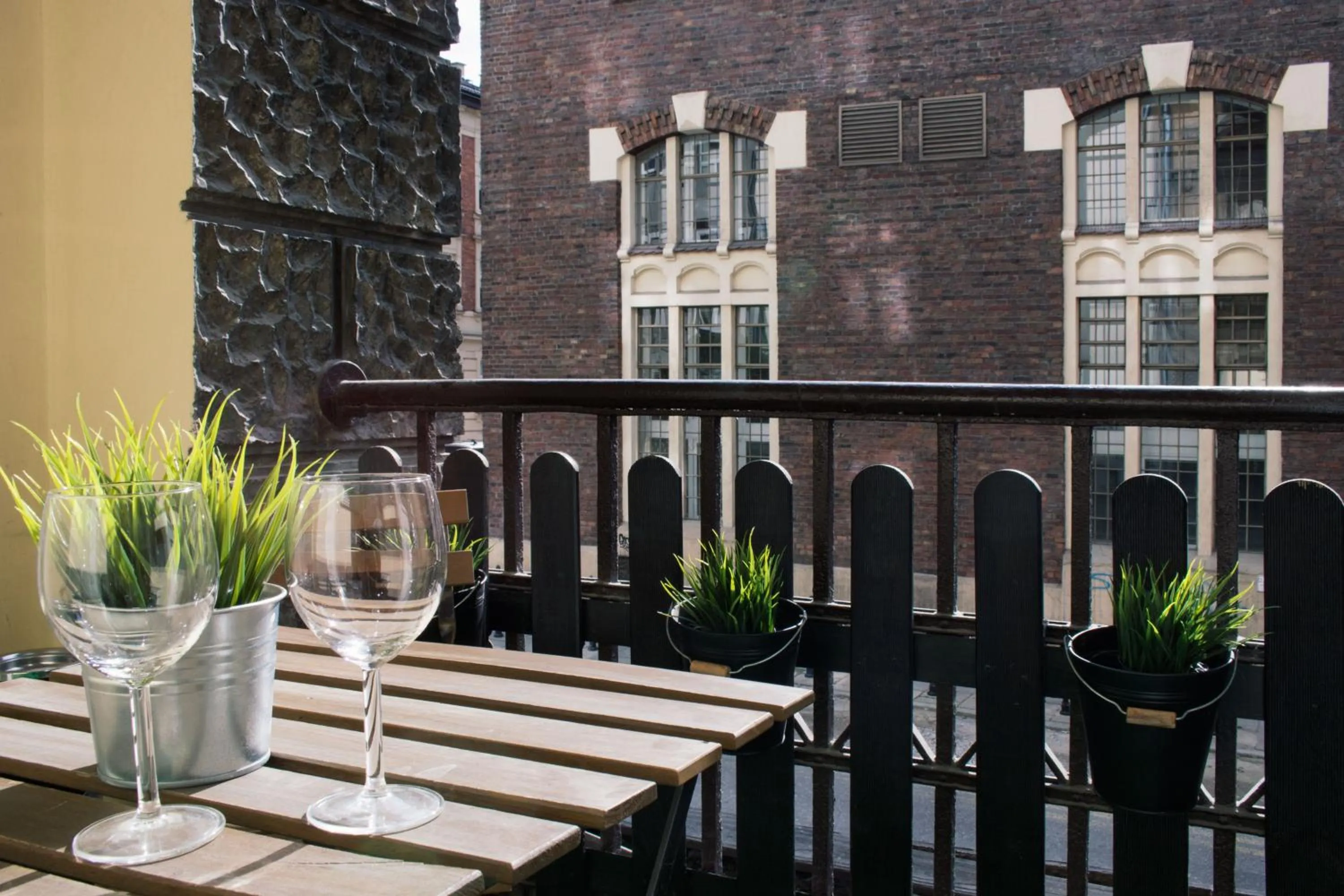 Balcony/Terrace in Yourplace Biskupia Old Town Apartments