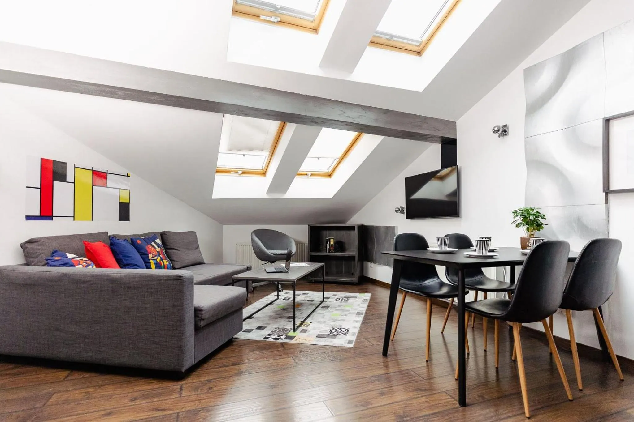 Living room in Yourplace Biskupia Old Town Apartments