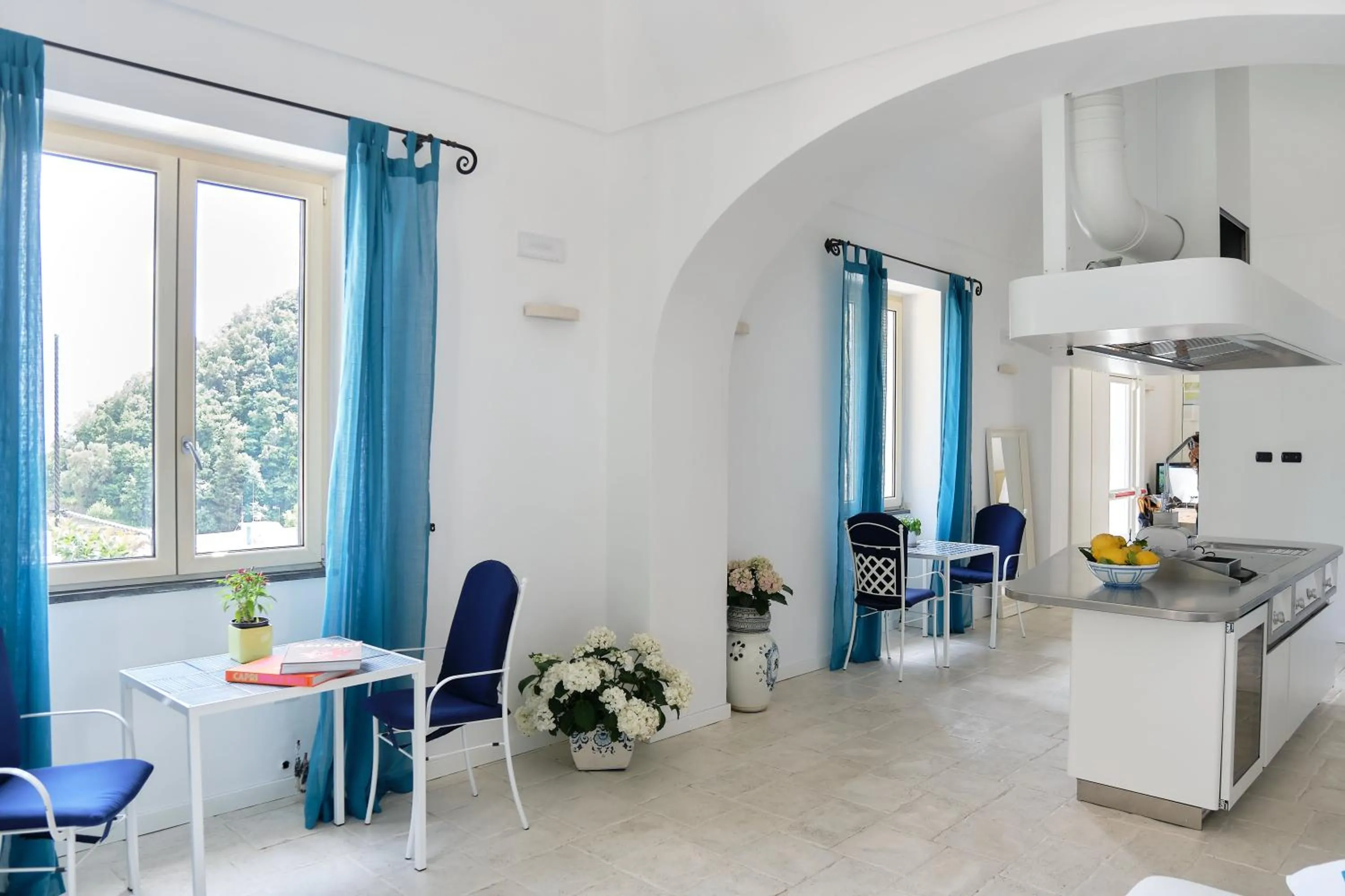 Seating area in Villa Lara Hotel