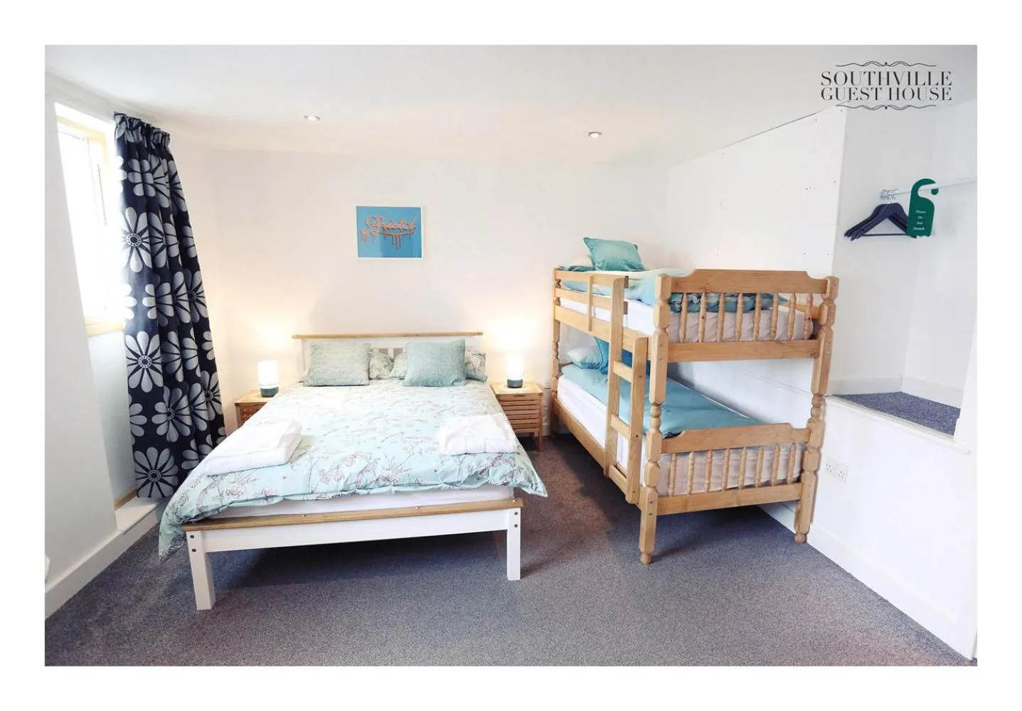 Double or Twin Room with Private Bathroom in Southville Guest House