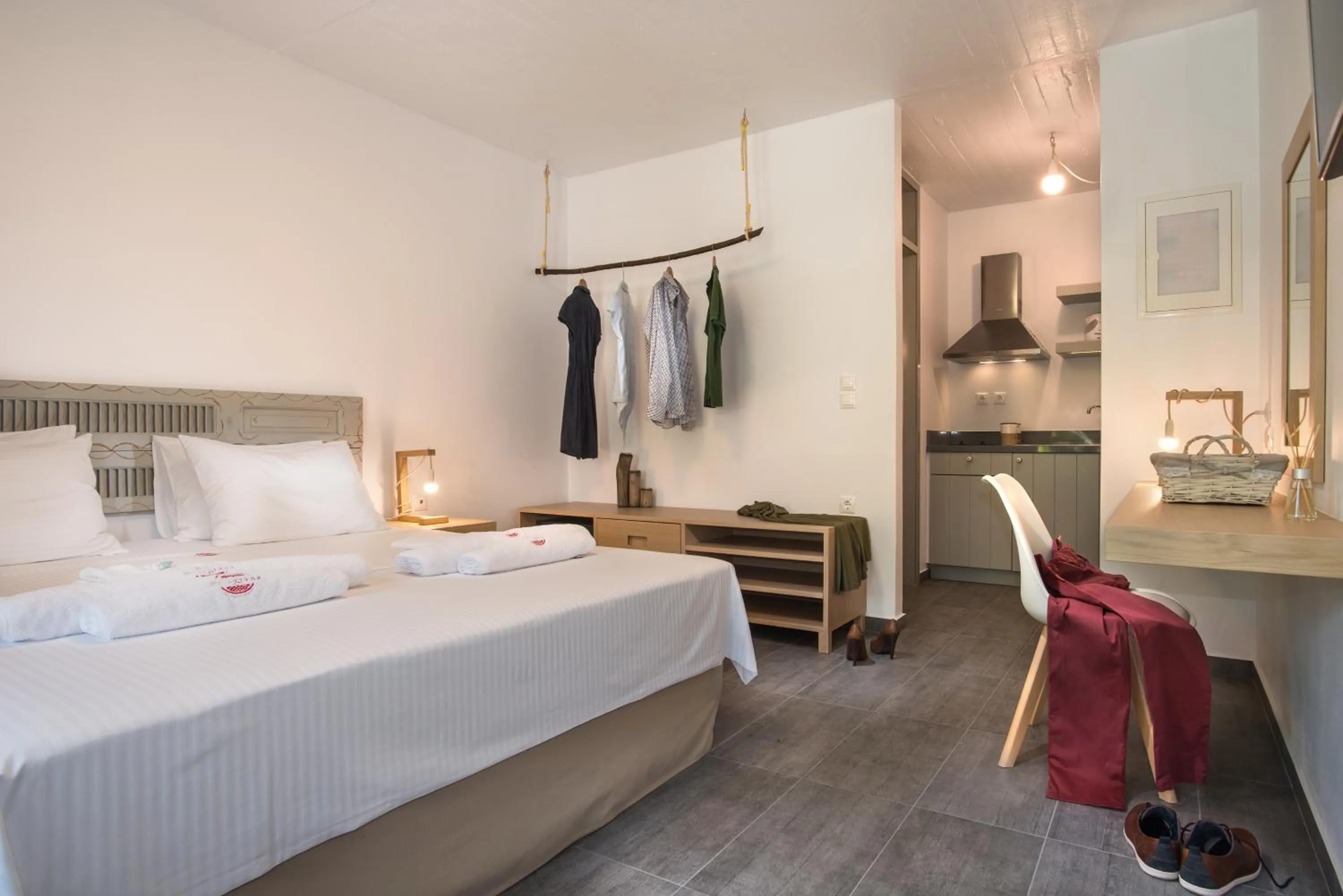 Kitchen or kitchenette, Bed in Melagrana