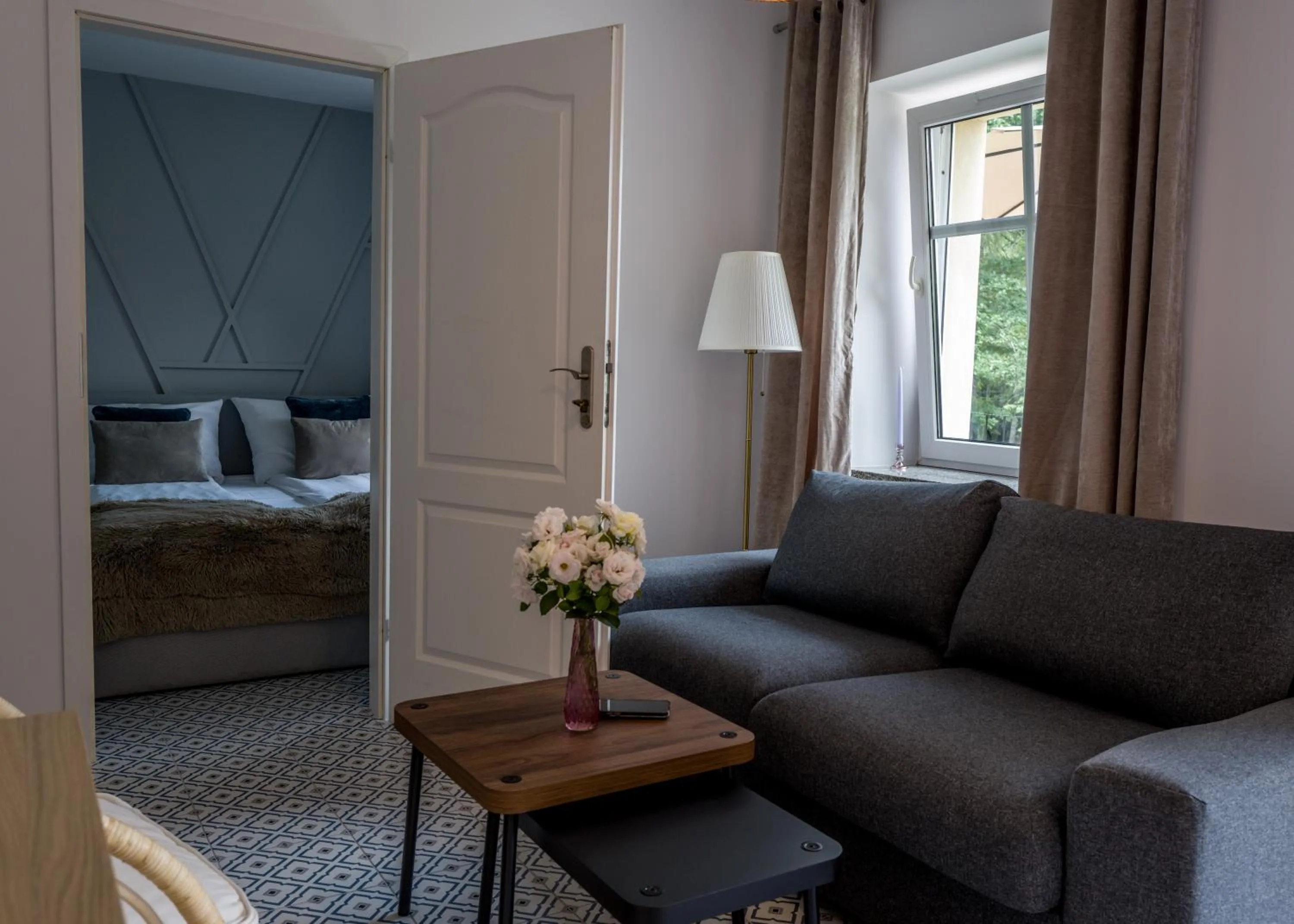 Bed in Hotel Dębowy Biowellness & SPA Góry Sowie