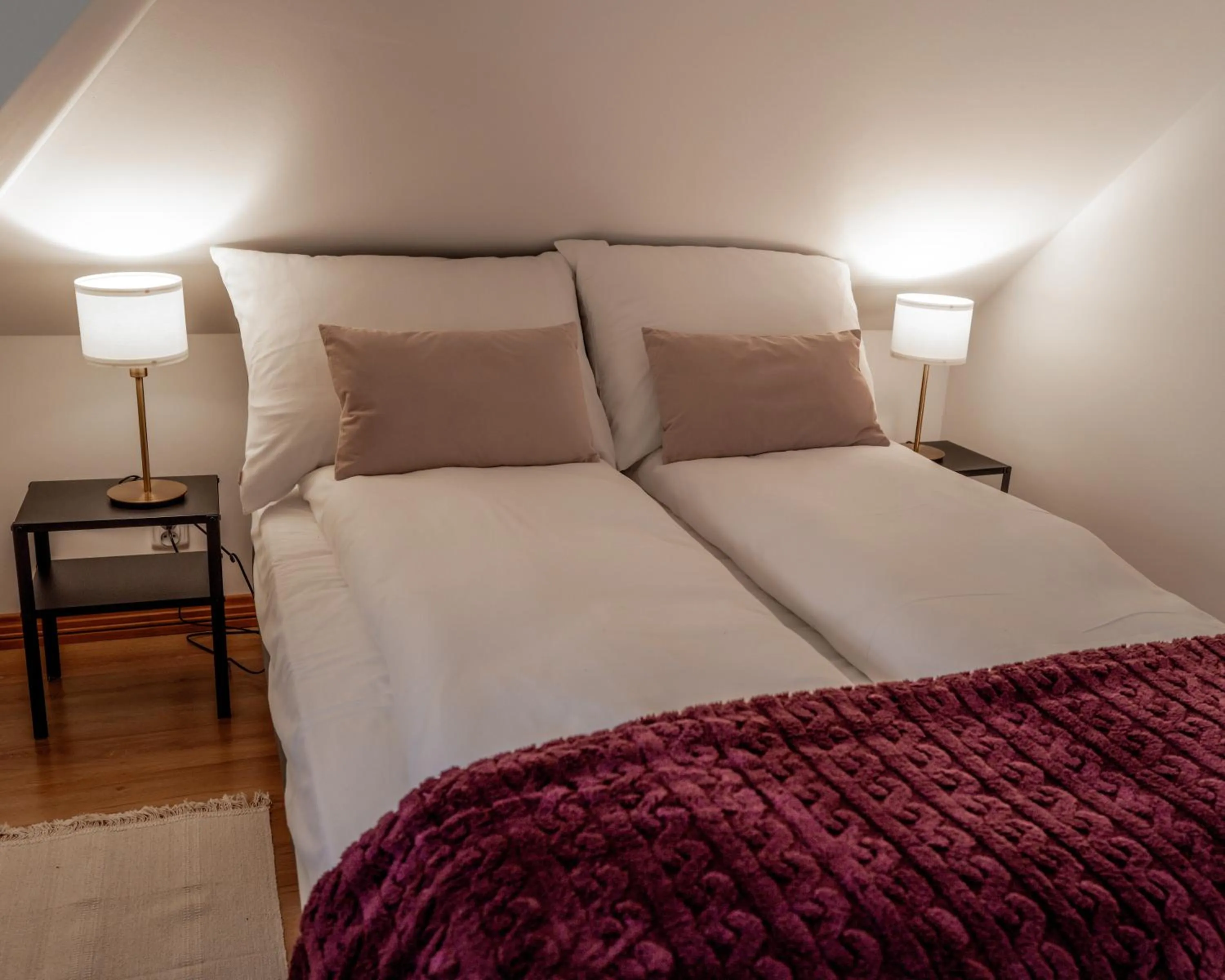 Bed in Hotel Dębowy Biowellness & SPA Góry Sowie