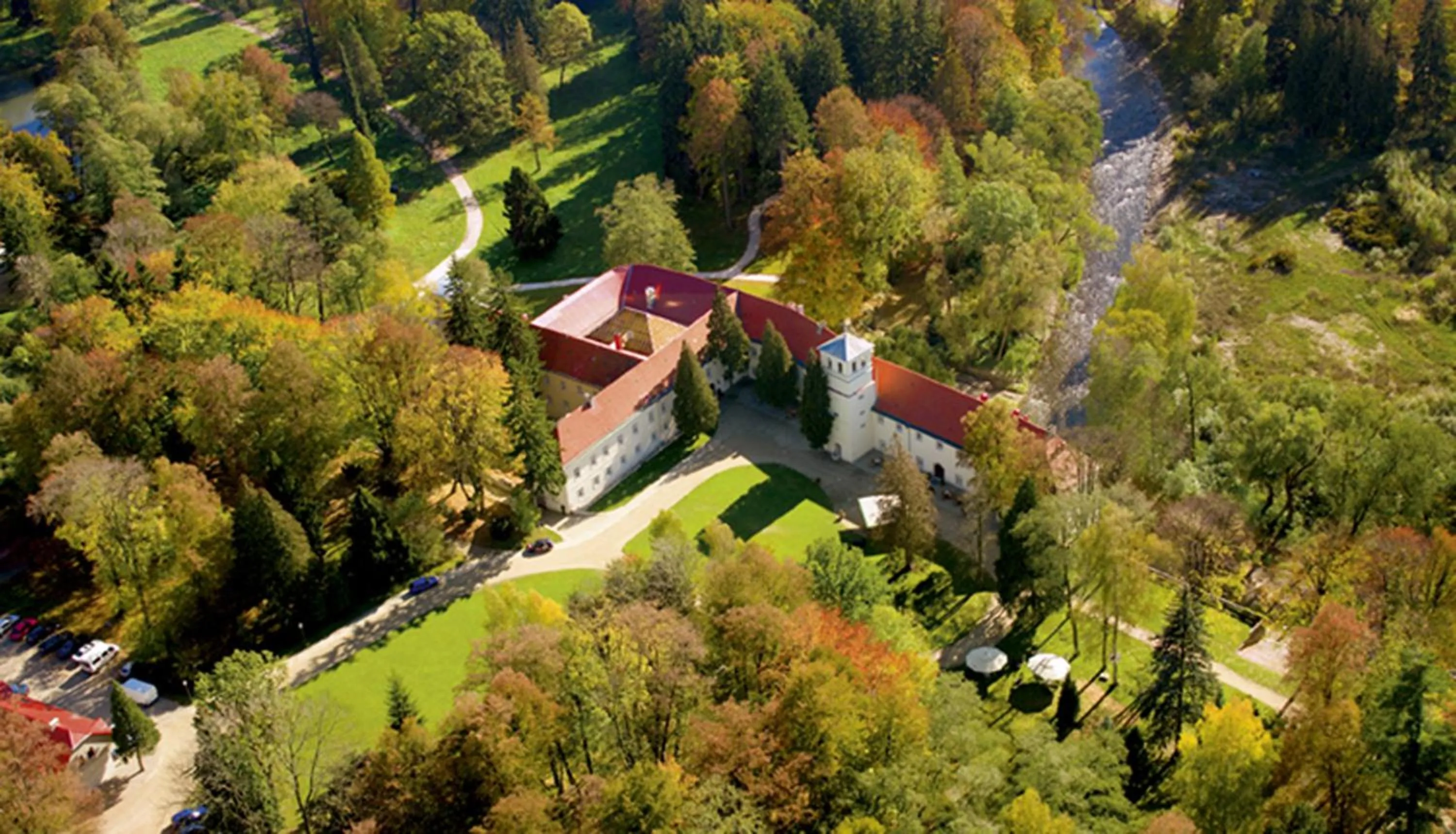 Bird's eye view in Zamek Na Skale