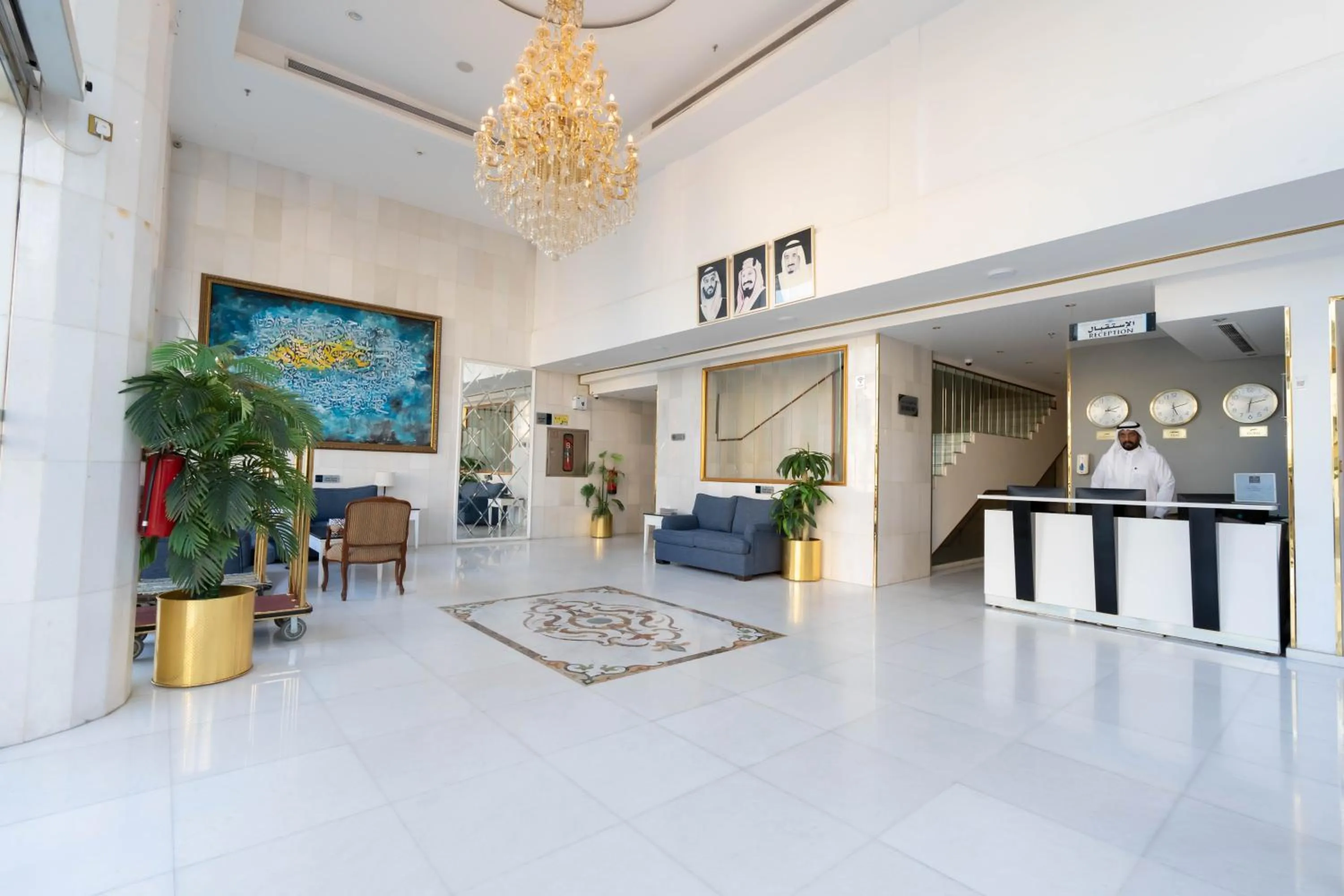 TV and multimedia in Platinum Al Khamseen Serviced Apartments