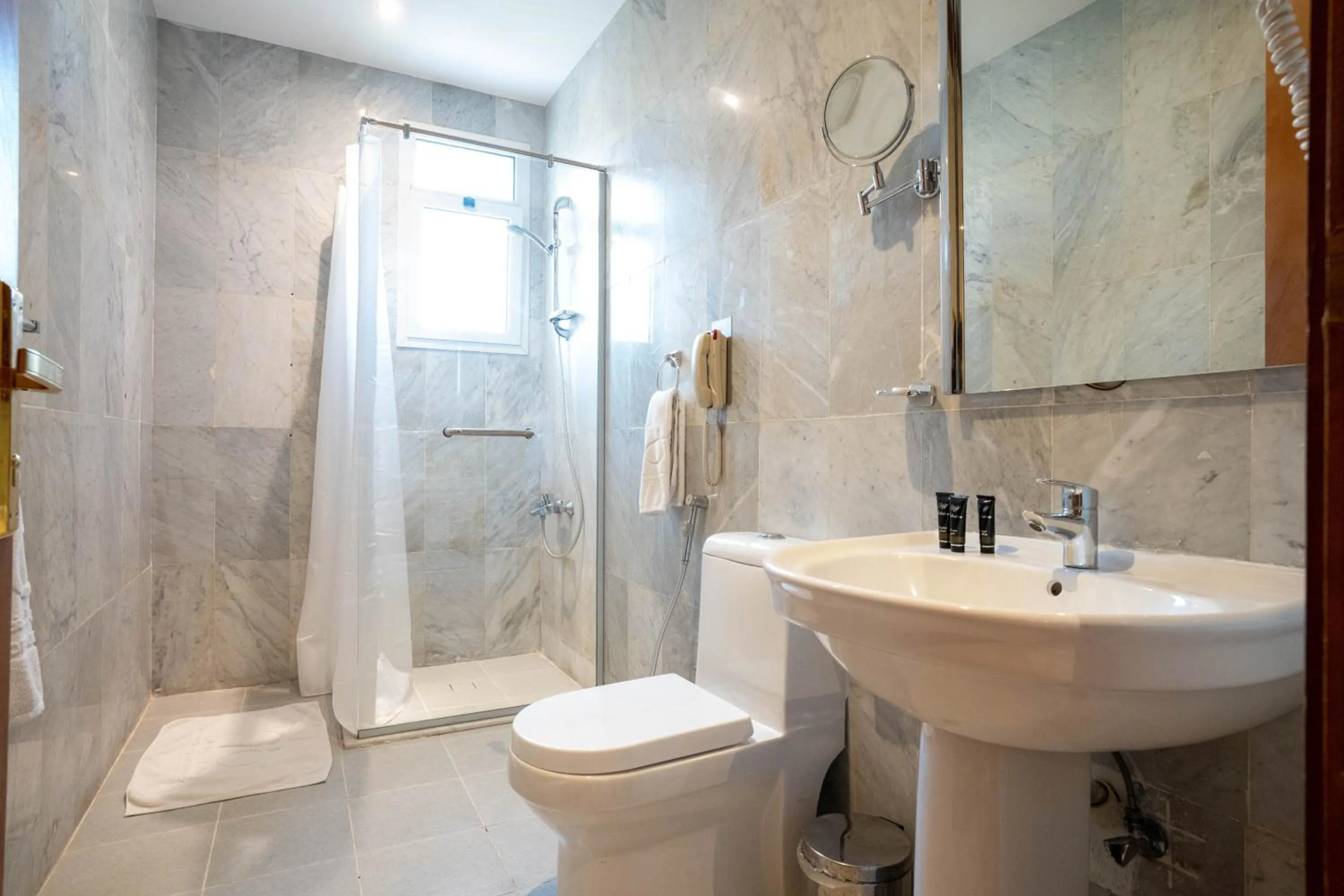 Shower in Platinum Al Khamseen Serviced Apartments