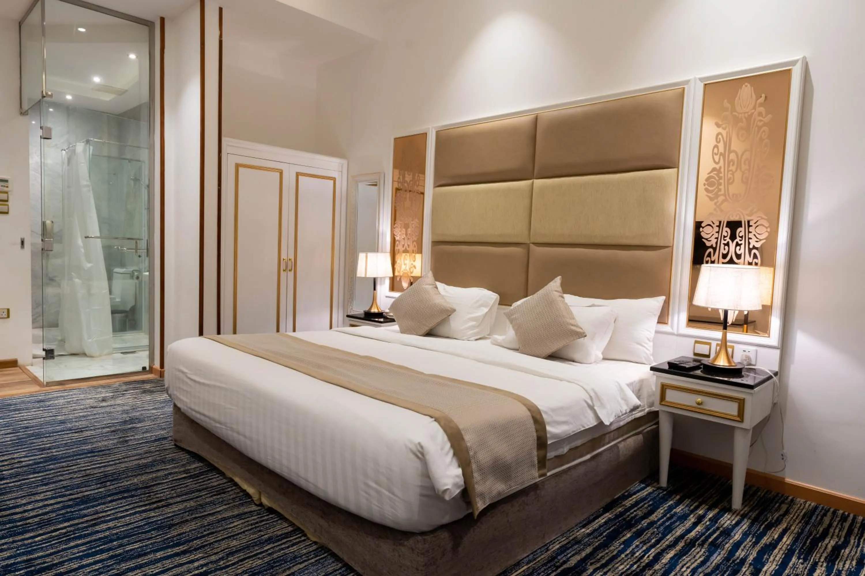 Bed in Platinum Al Khamseen Serviced Apartments