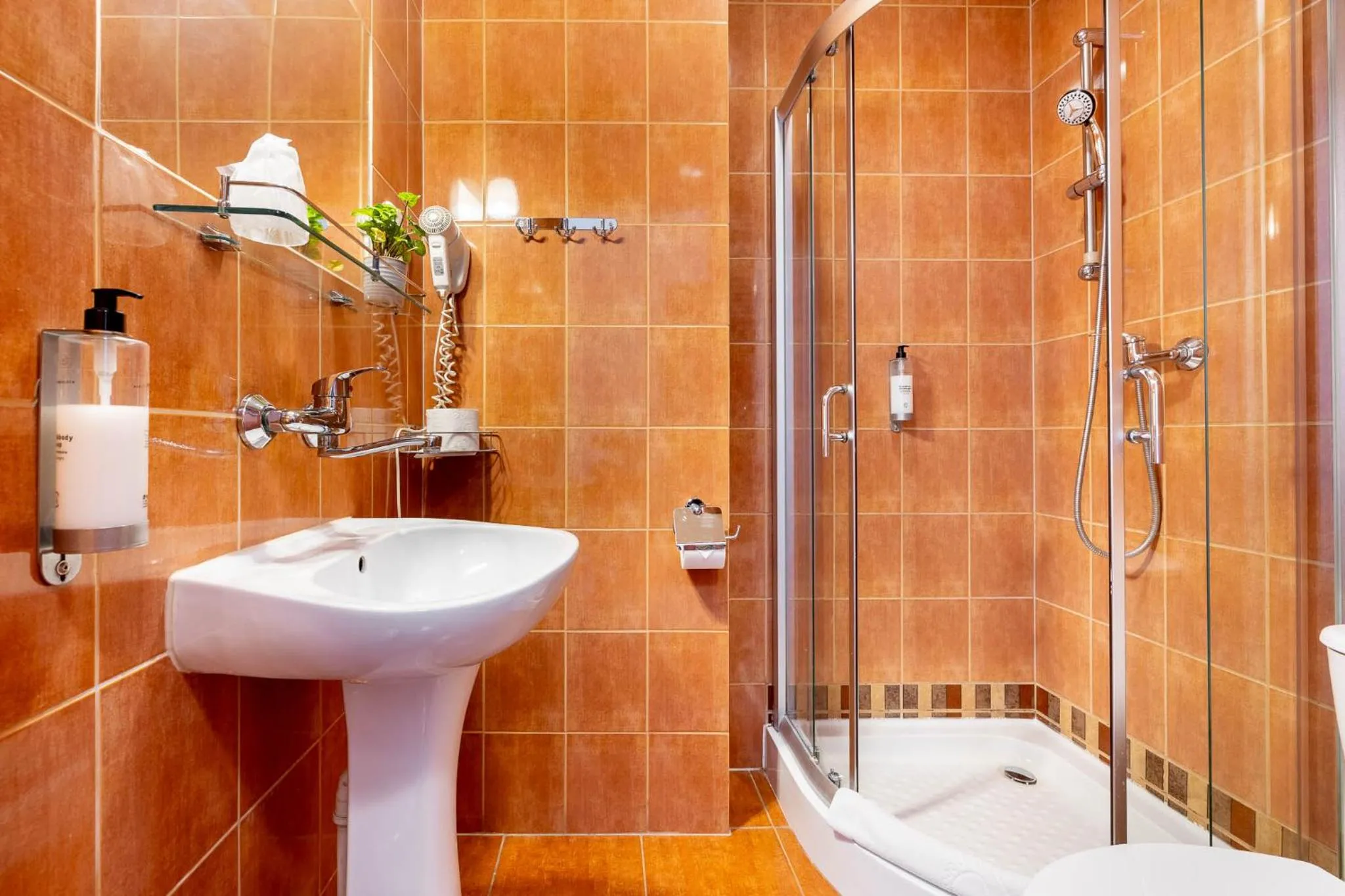 Shower in Hotel Lothus