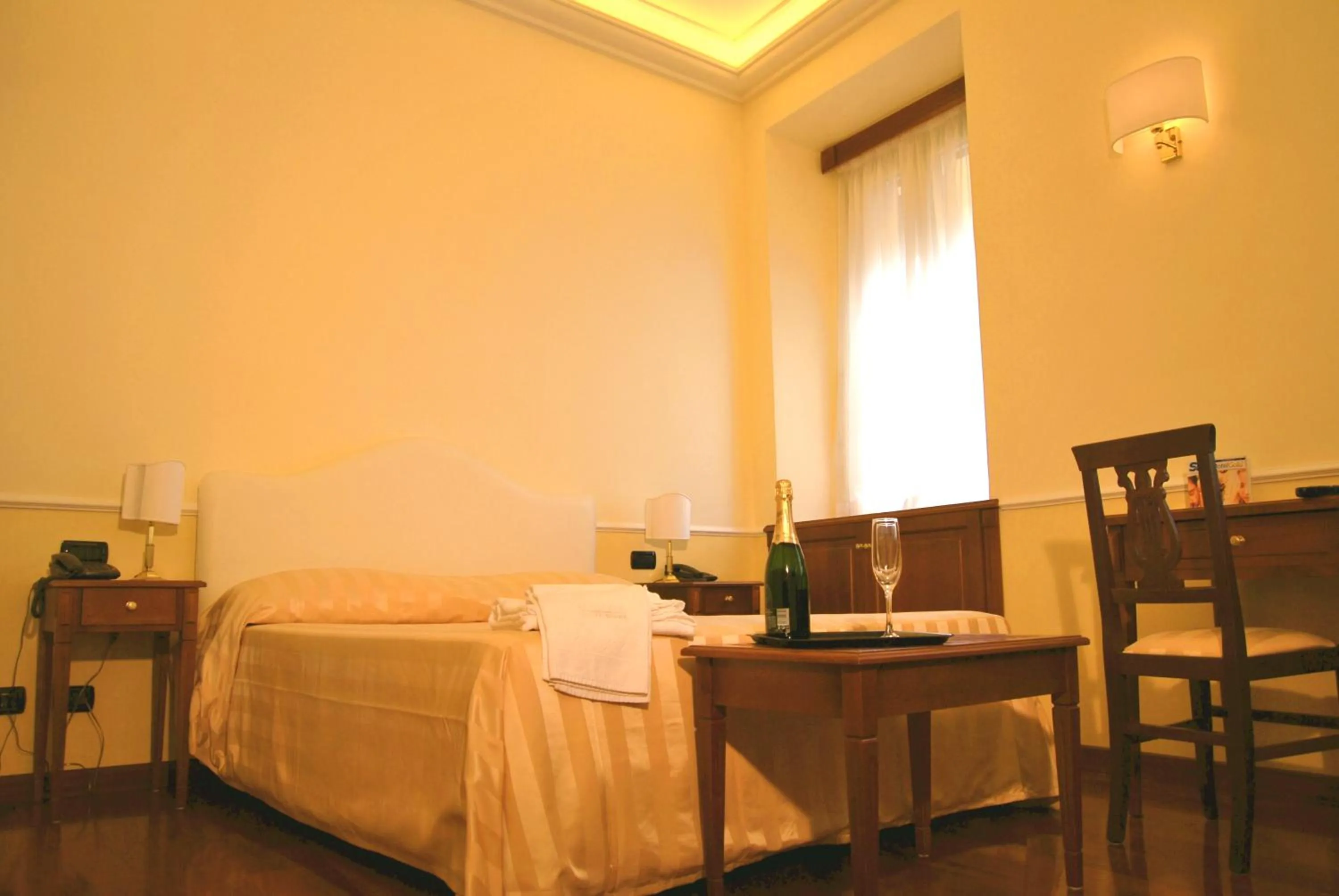 Bed in Luxury Ludovisi Rooms