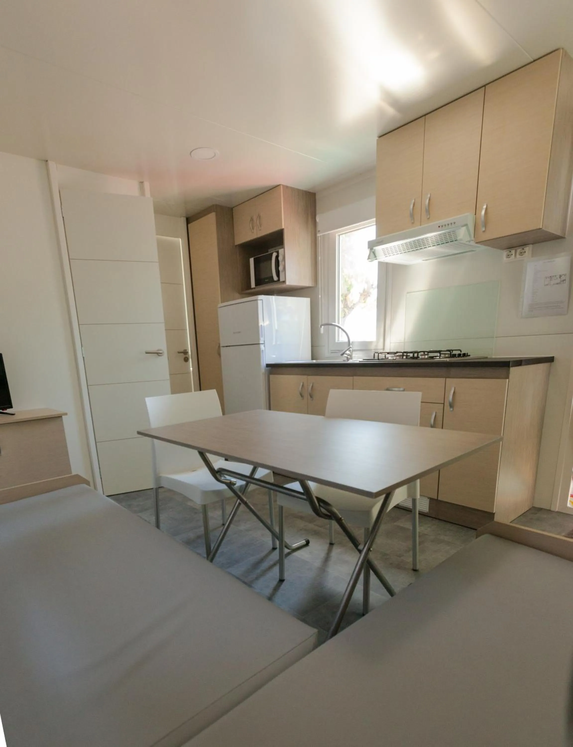 Kitchen or kitchenette in Camping el Pinar Platja