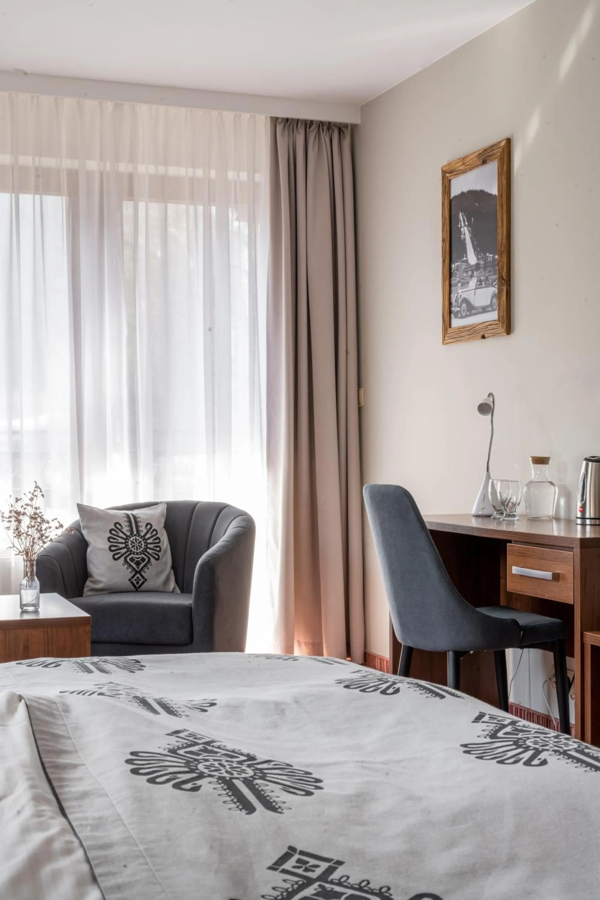 Bed in Hotel Willa Pod Skocznią