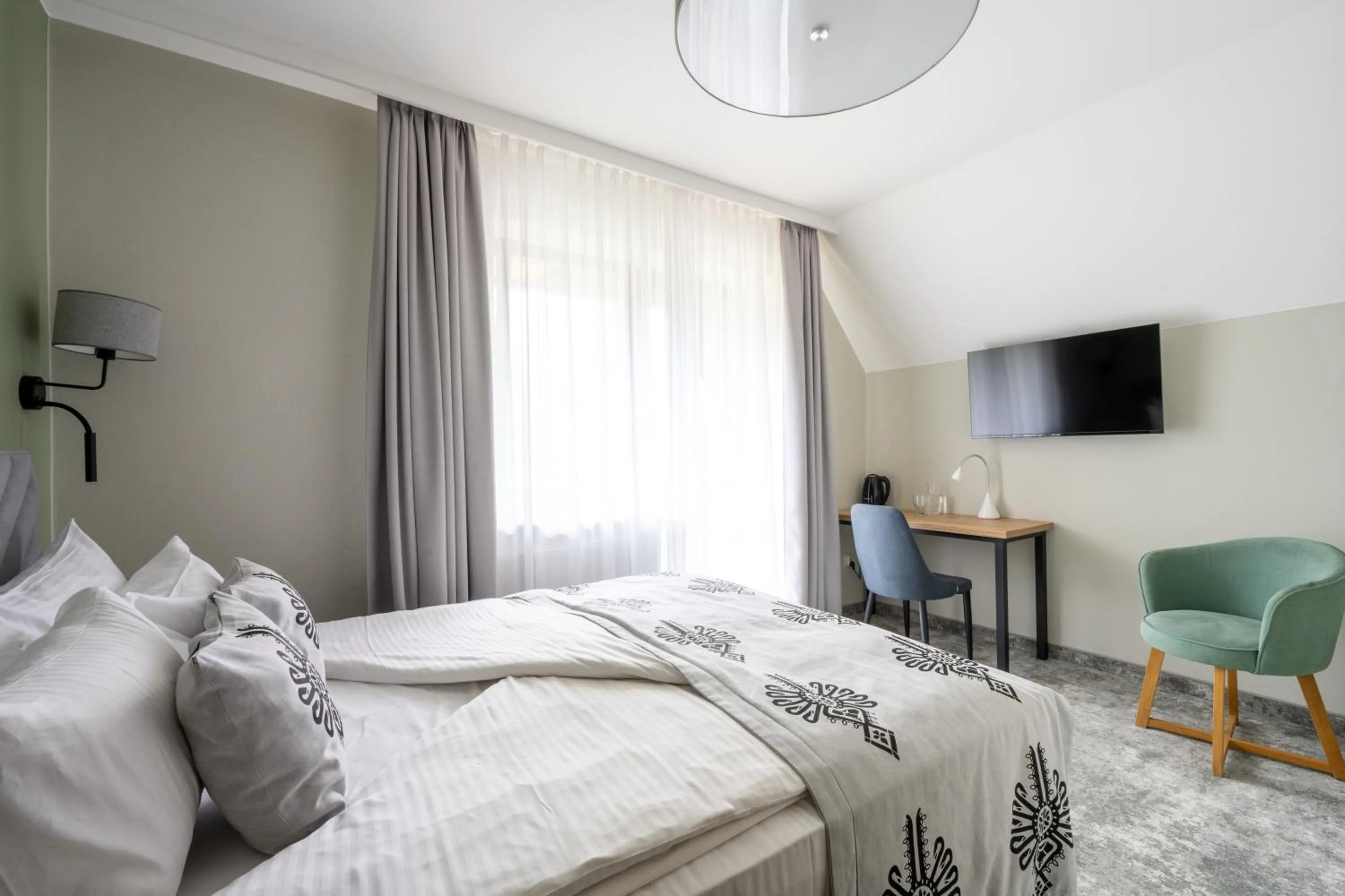 Bed in Hotel Willa Pod Skocznią