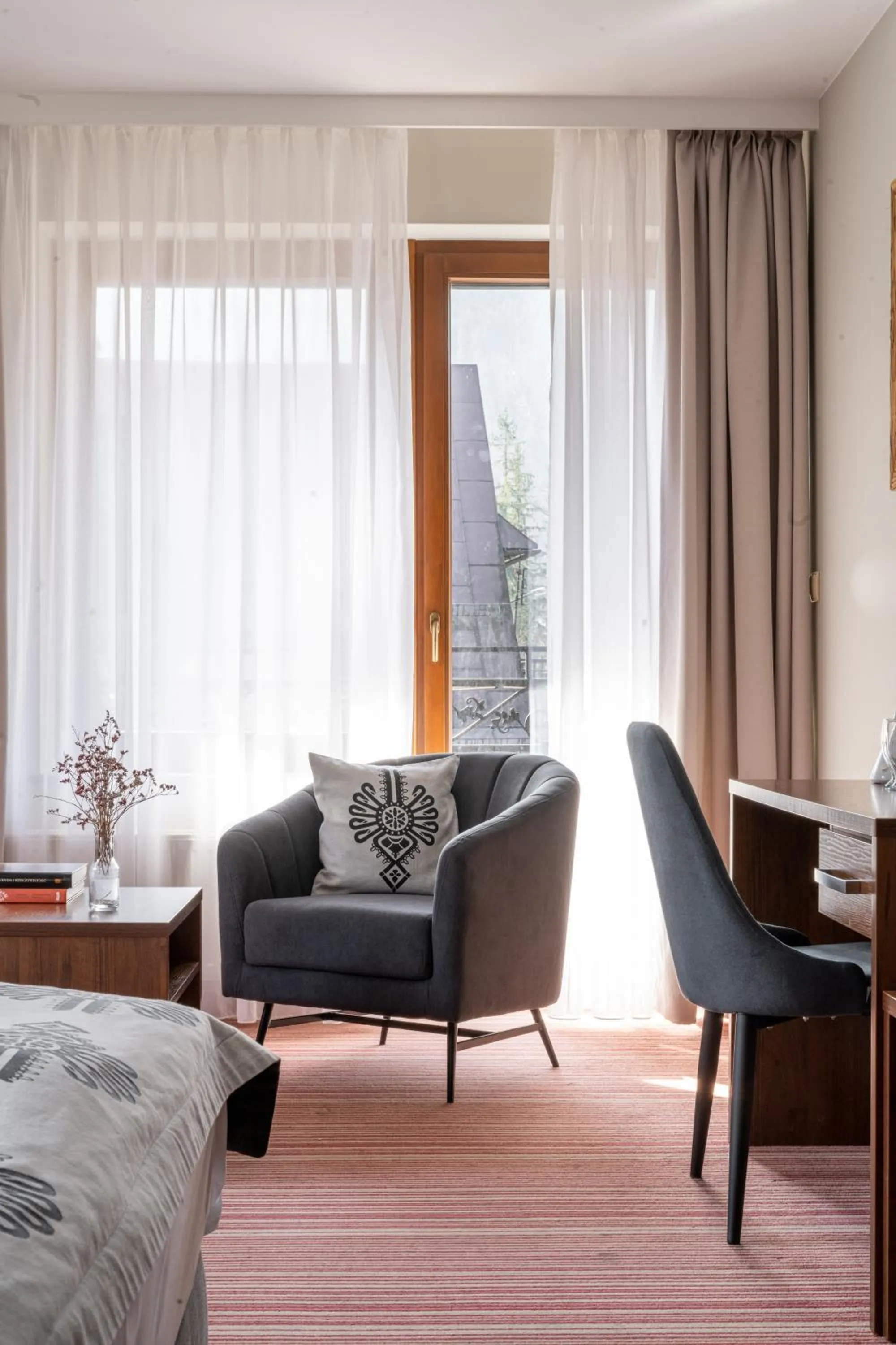 Bed in Hotel Willa Pod Skocznią