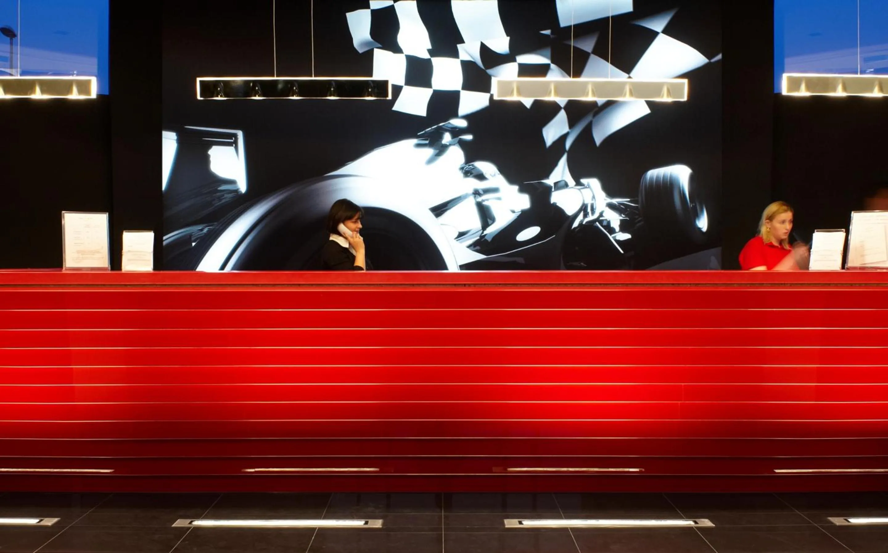 Lobby or reception in Silver Hotel & Gokart Center