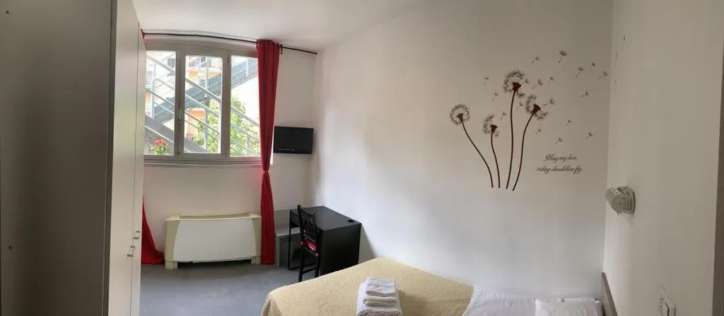 Bed in Hotel Lucania