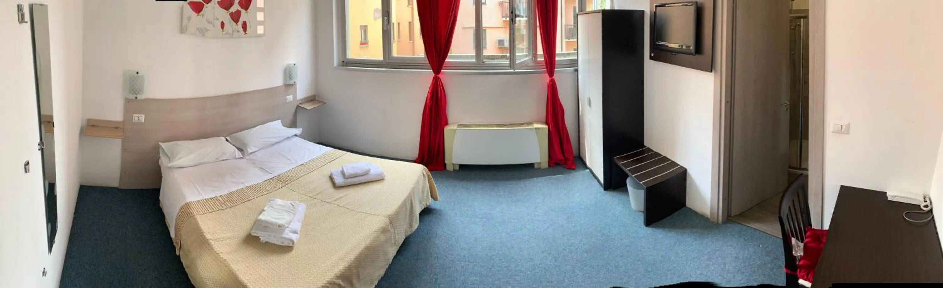 Bed in Hotel Lucania