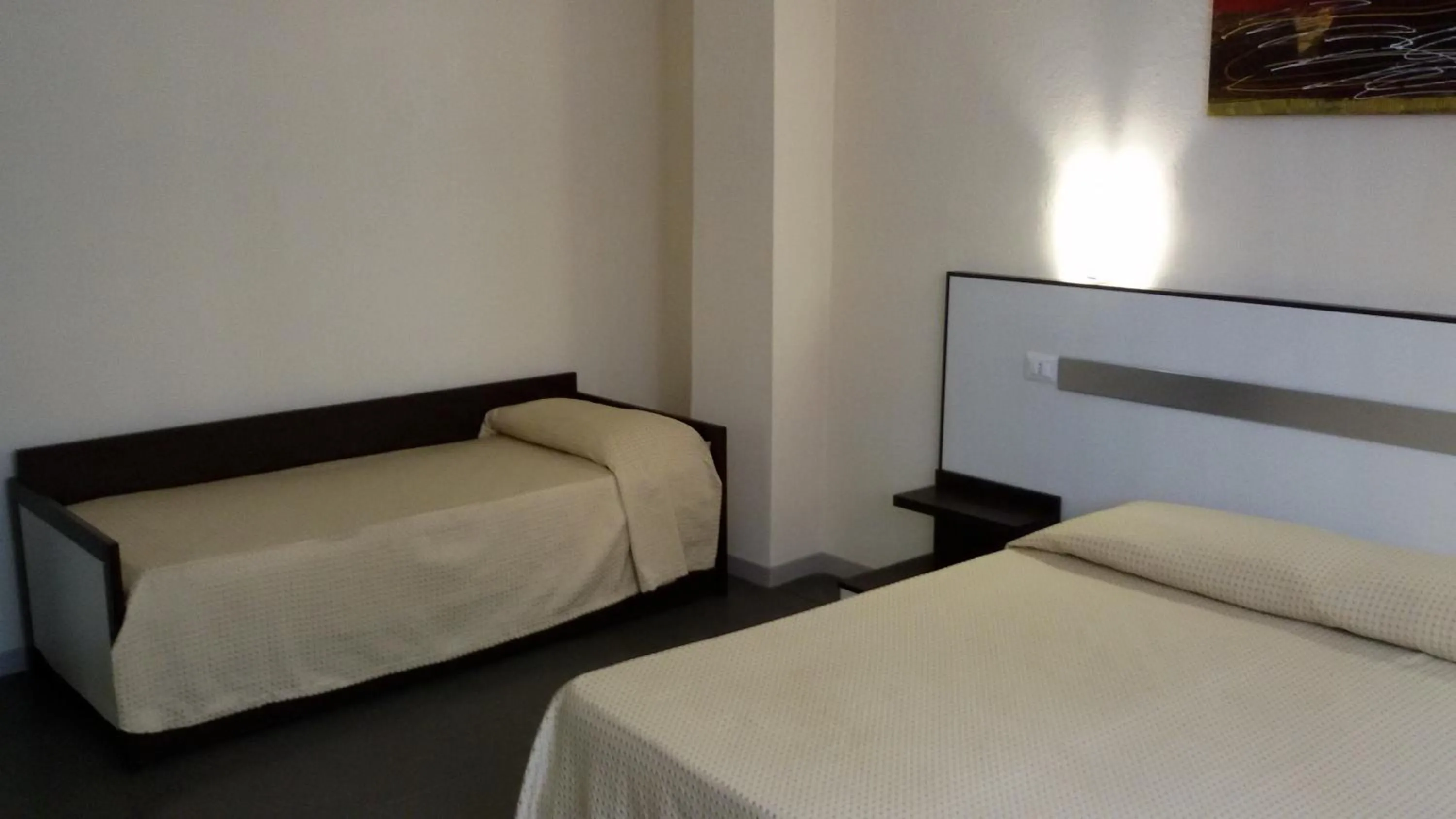 Bed in Hotel Lucania