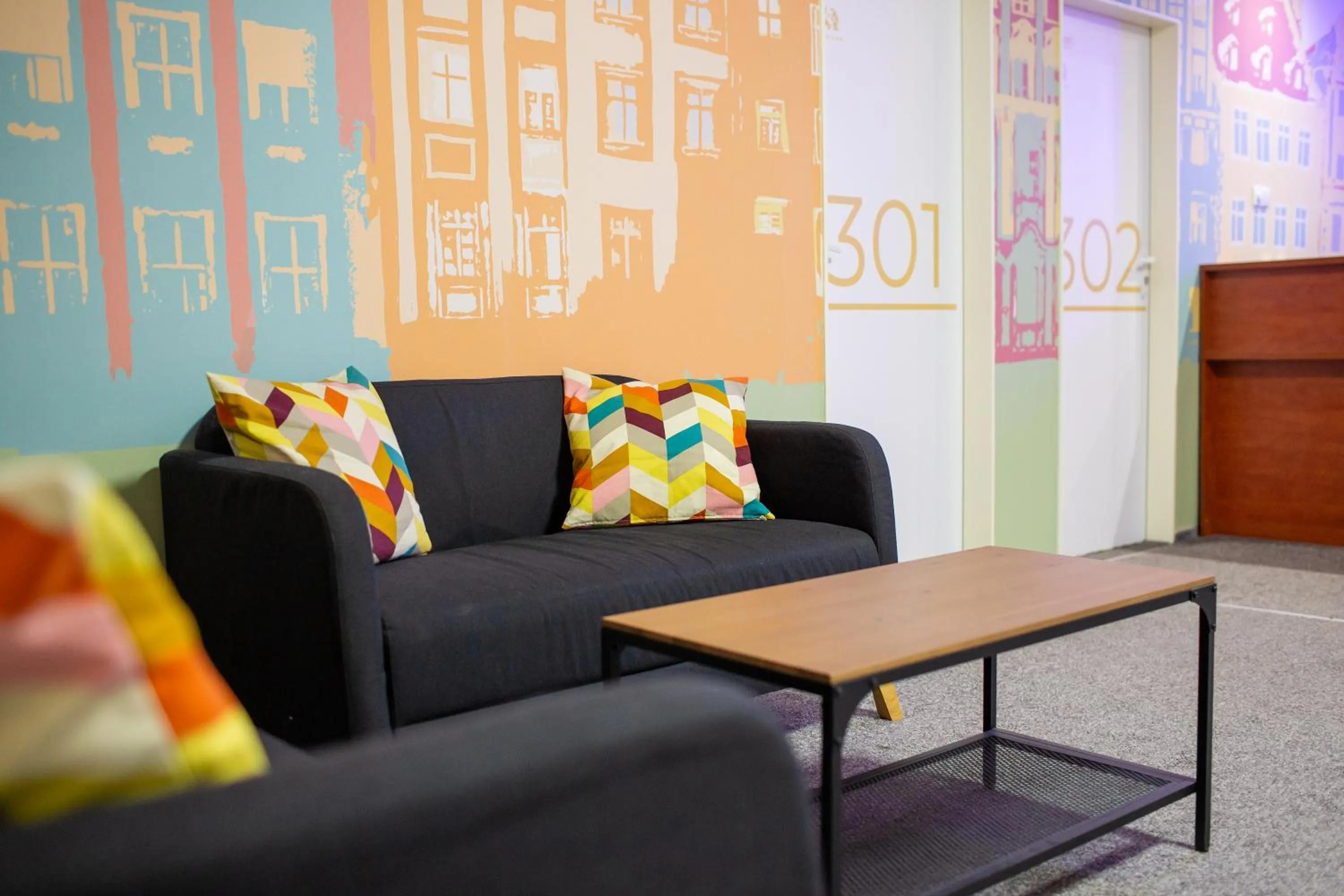 Lobby or reception in Moon Hostel Wrocław