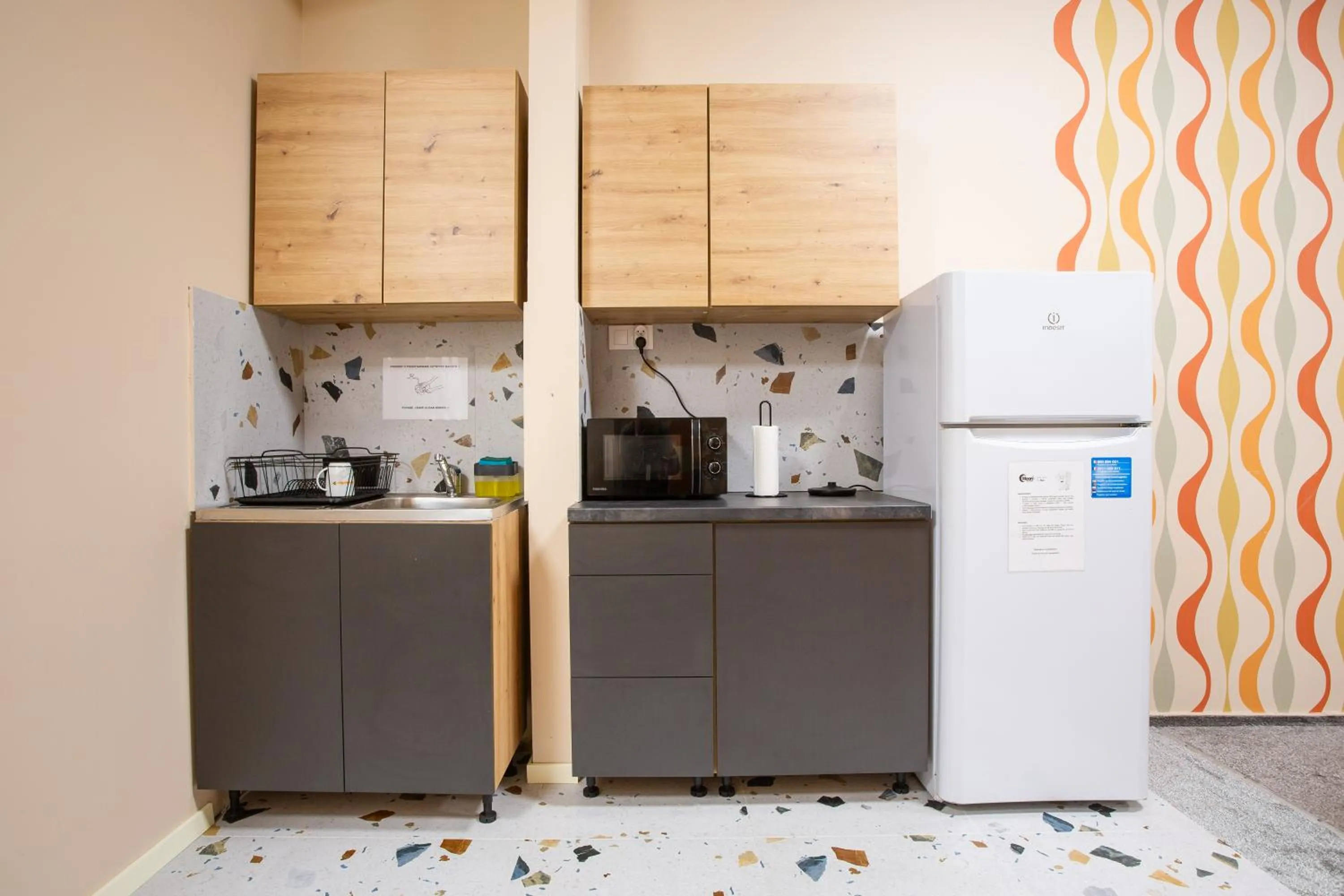 Kitchen or kitchenette in Moon Hostel Wrocław