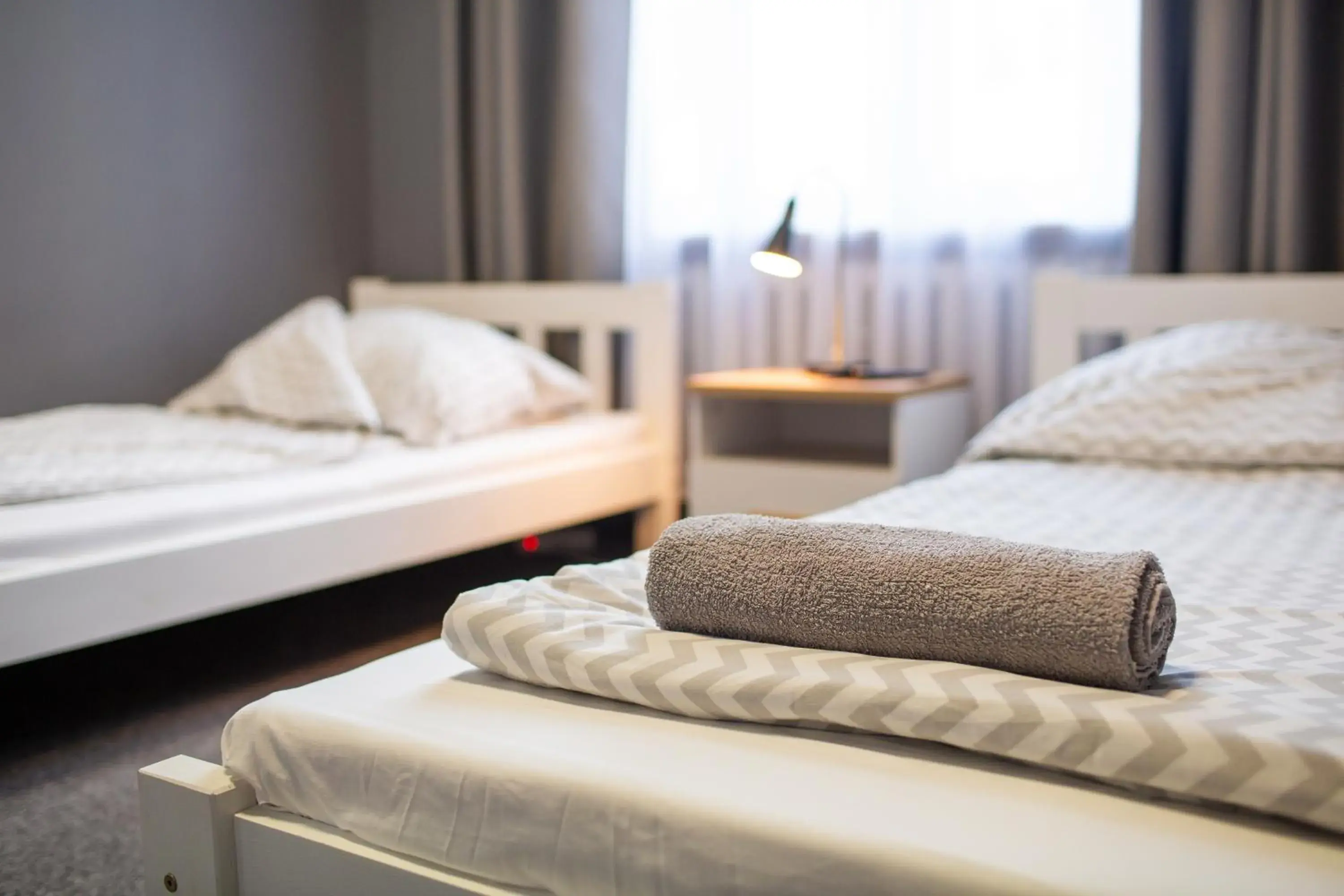 Twin Room with Private Bathroom in Moon Hostel Wrocław Twin Room with Private Bathroom in Moon Hostel Wrocław