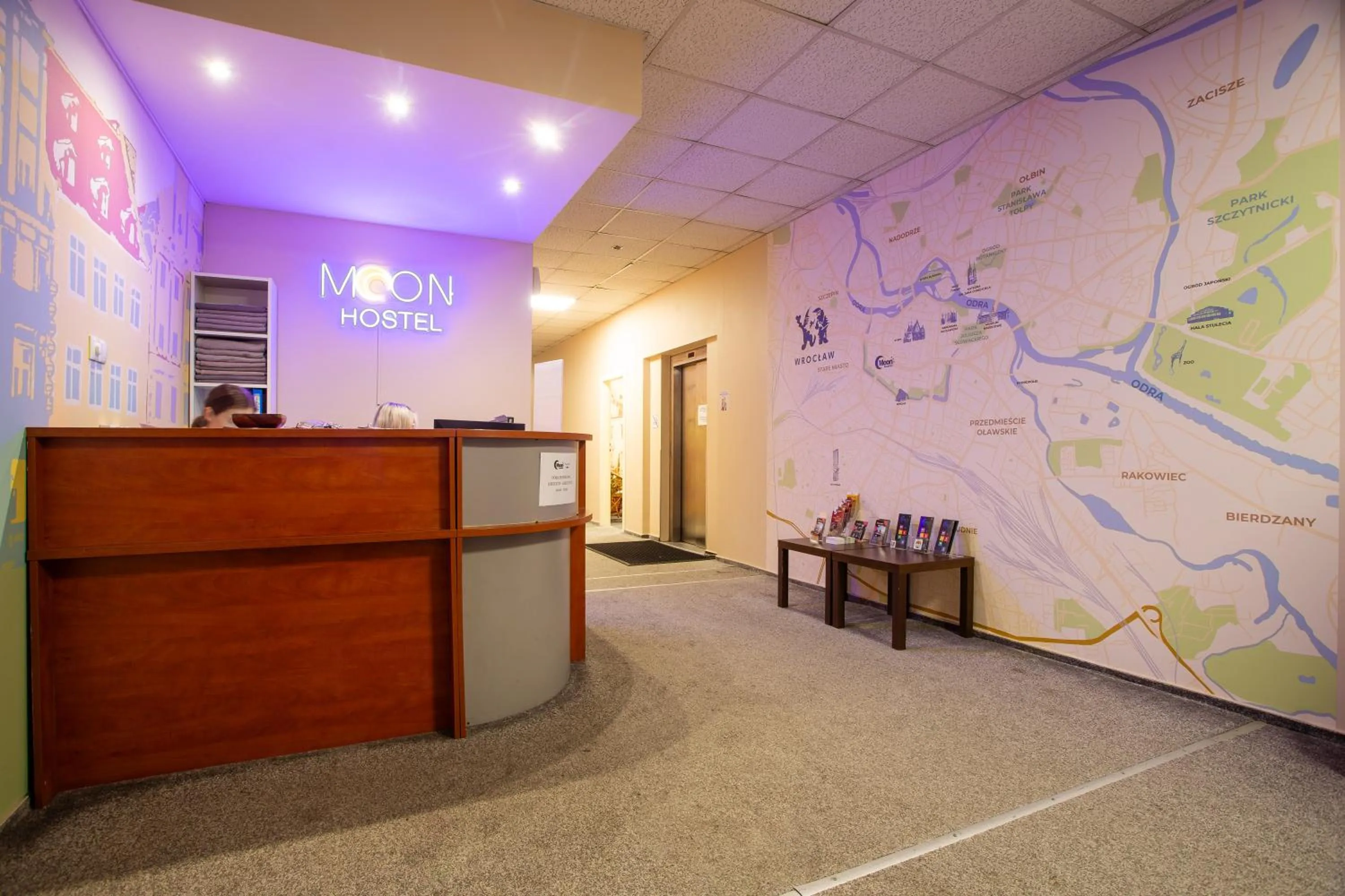 Lobby or reception in Moon Hostel Wrocław