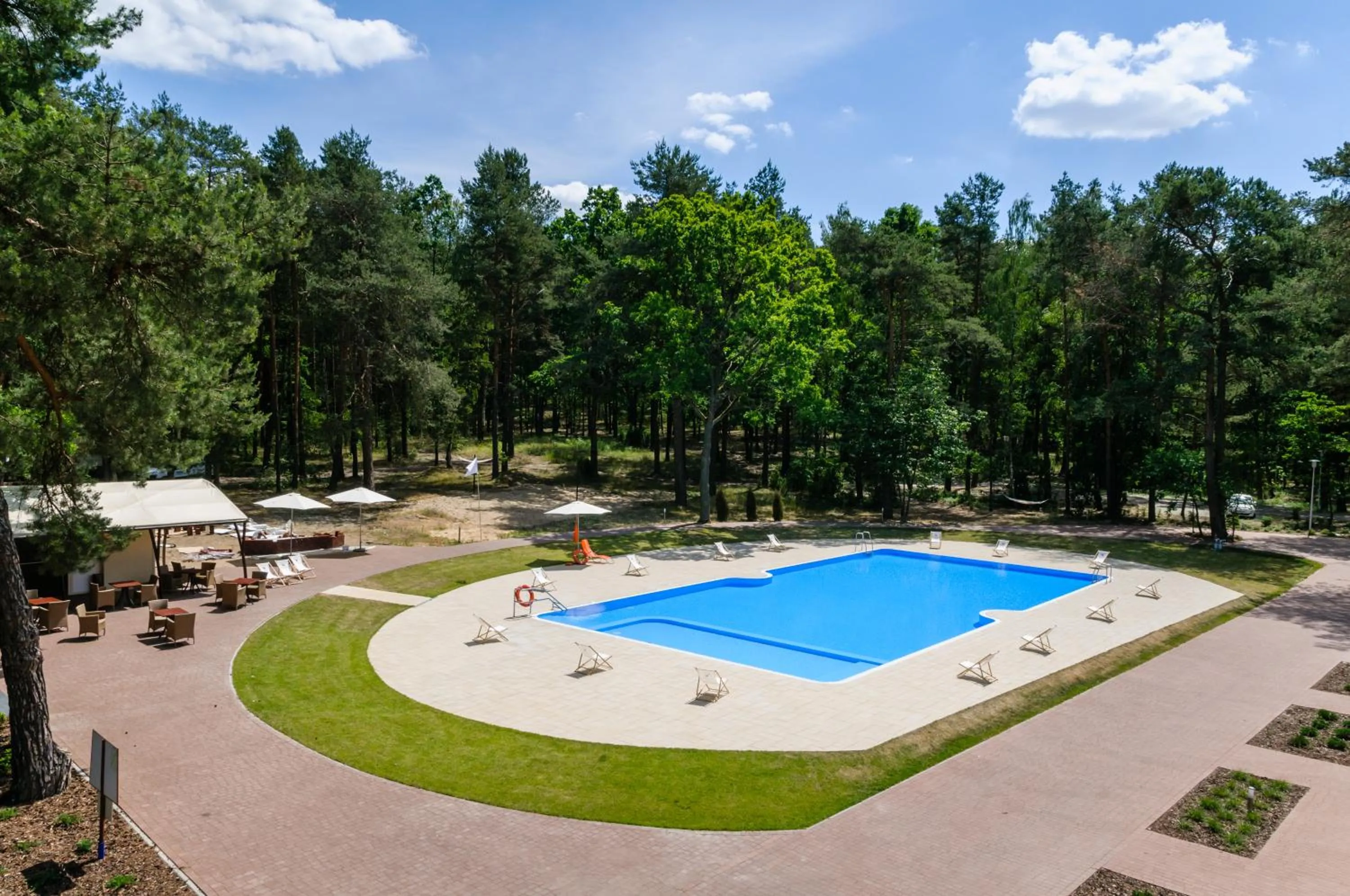 Swimming pool in Park Rekreacyjno-Biznesowy Las Woda