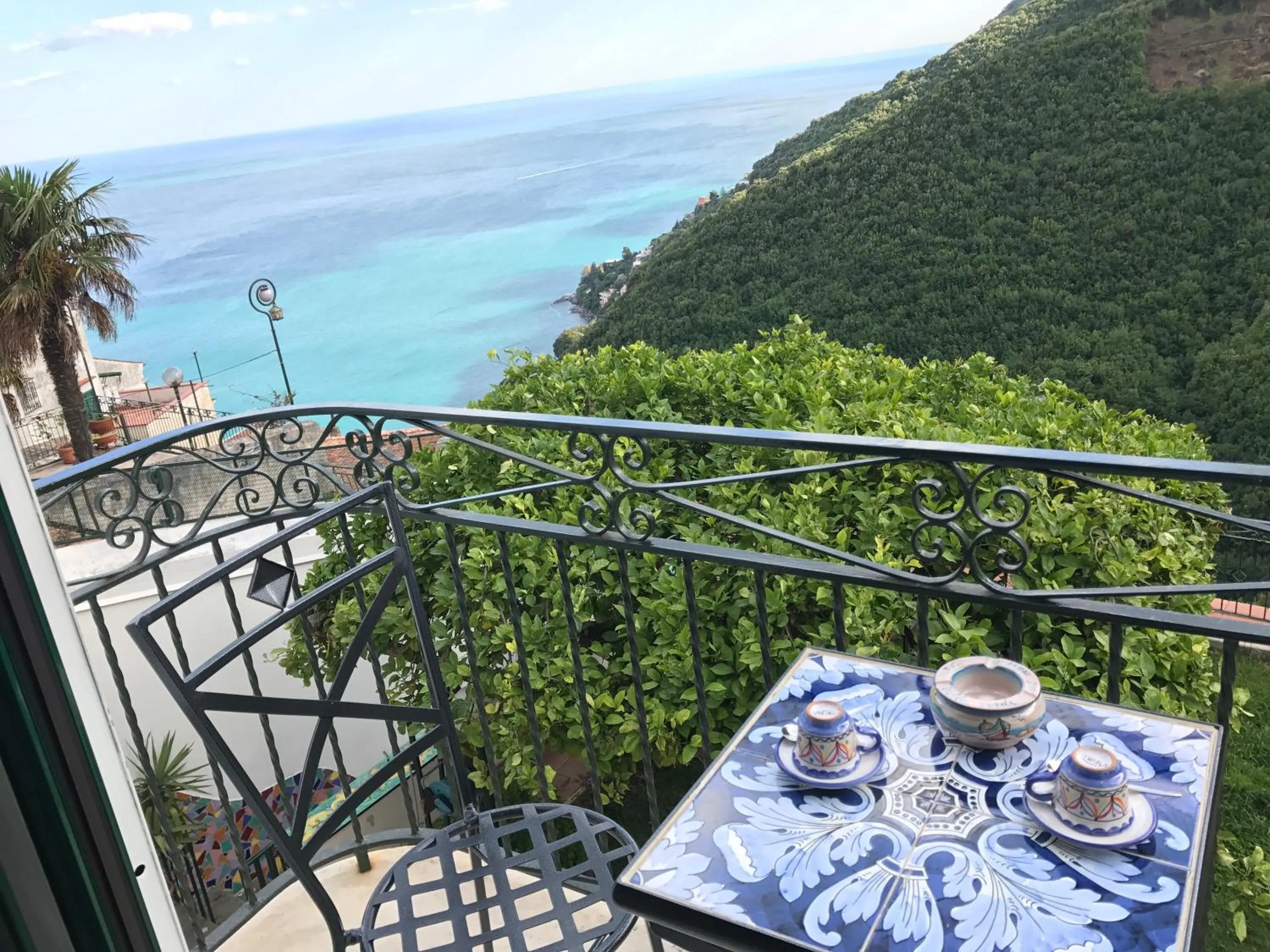 villa verde sul mare