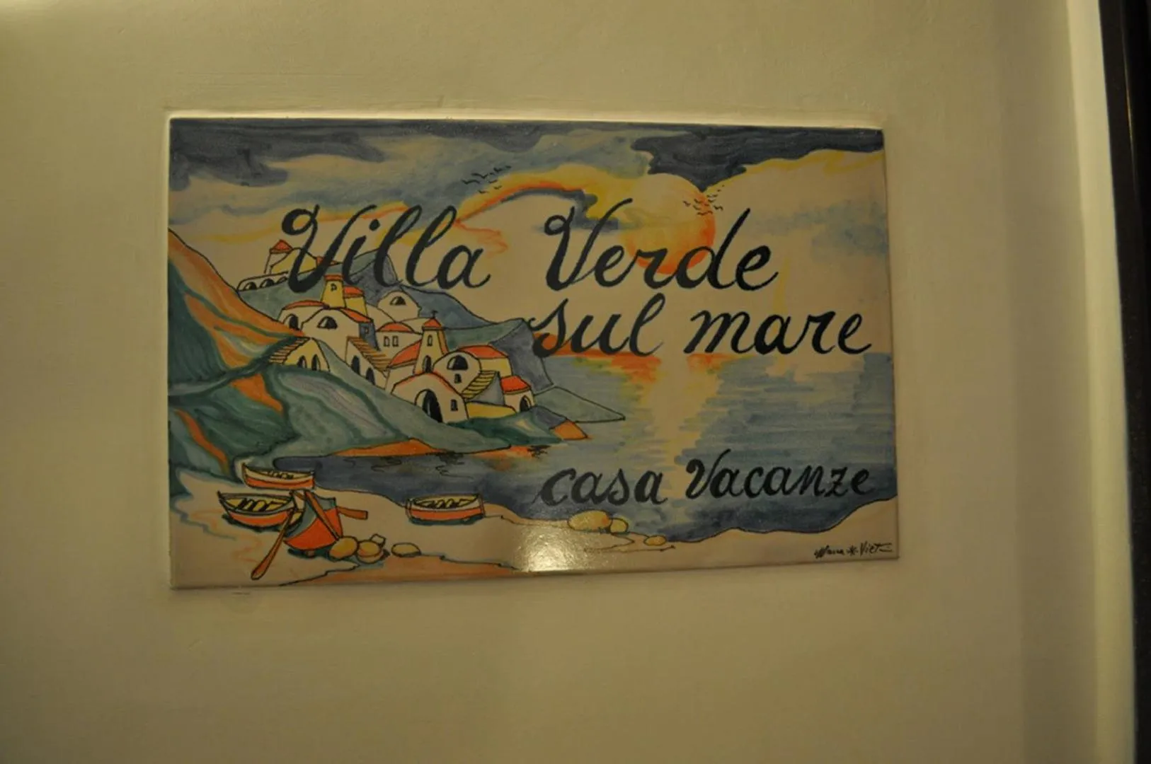 villa verde sul mare